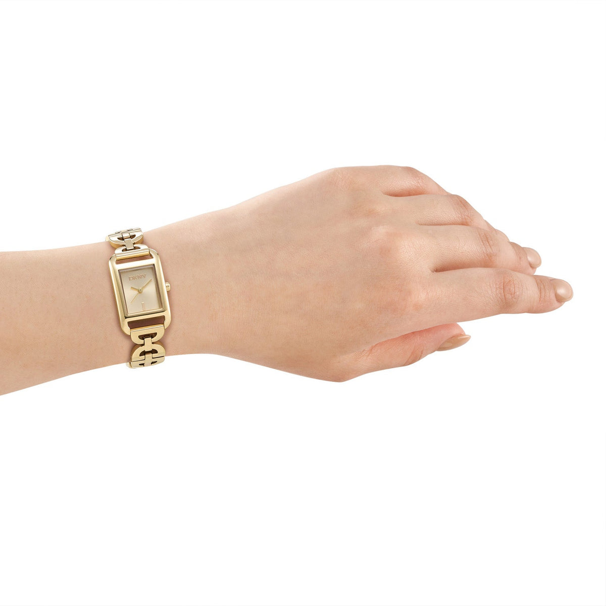 DKNY Open Link Gold 21x34mm Womens Watch DK1L142M0235