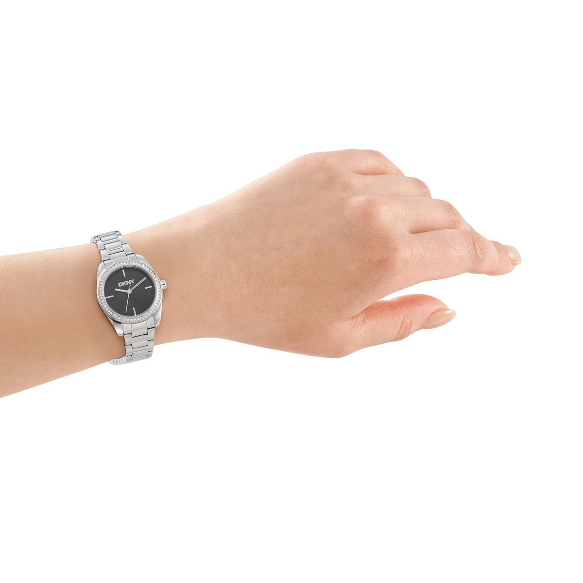 DKNY Evening Black Dial Silver Steel Womens Watch DK1L184M0055 view 5