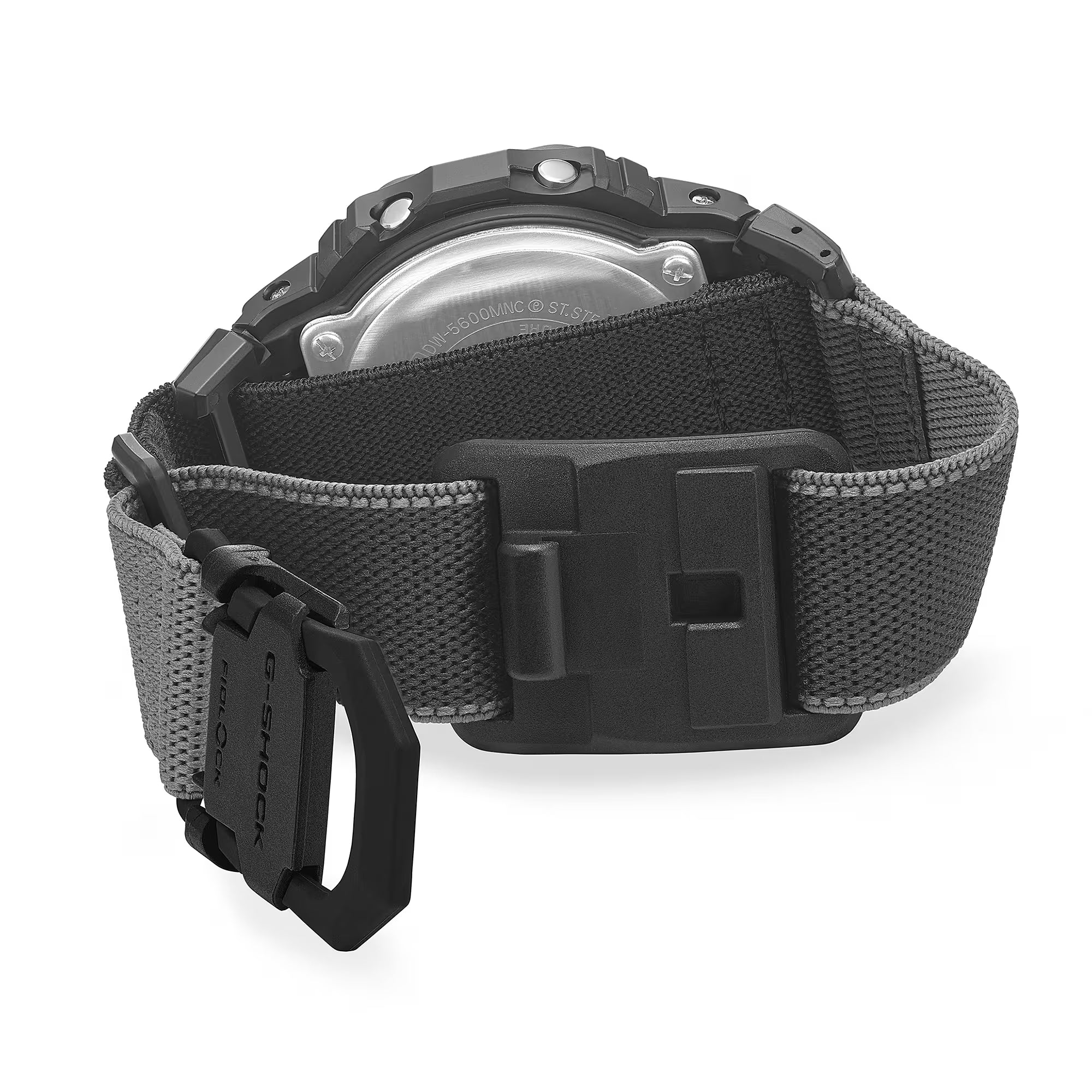 G-Shock Digital All Black Nylon FIDLOCK Clasp Band Watch DW5600MNC-1D