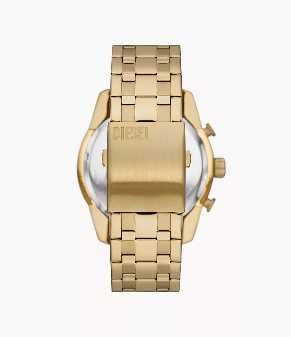 Diesel Split Chronograph Gold-Tone Stainless Steel Watch DZ4590