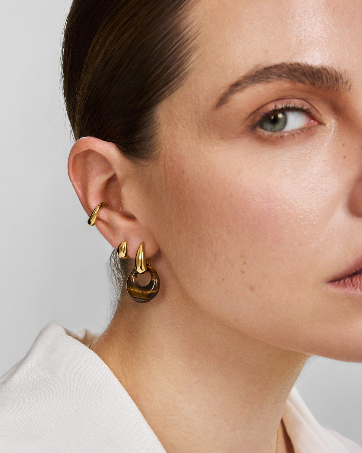 Ania Haie Gold Wave Ear Cuff