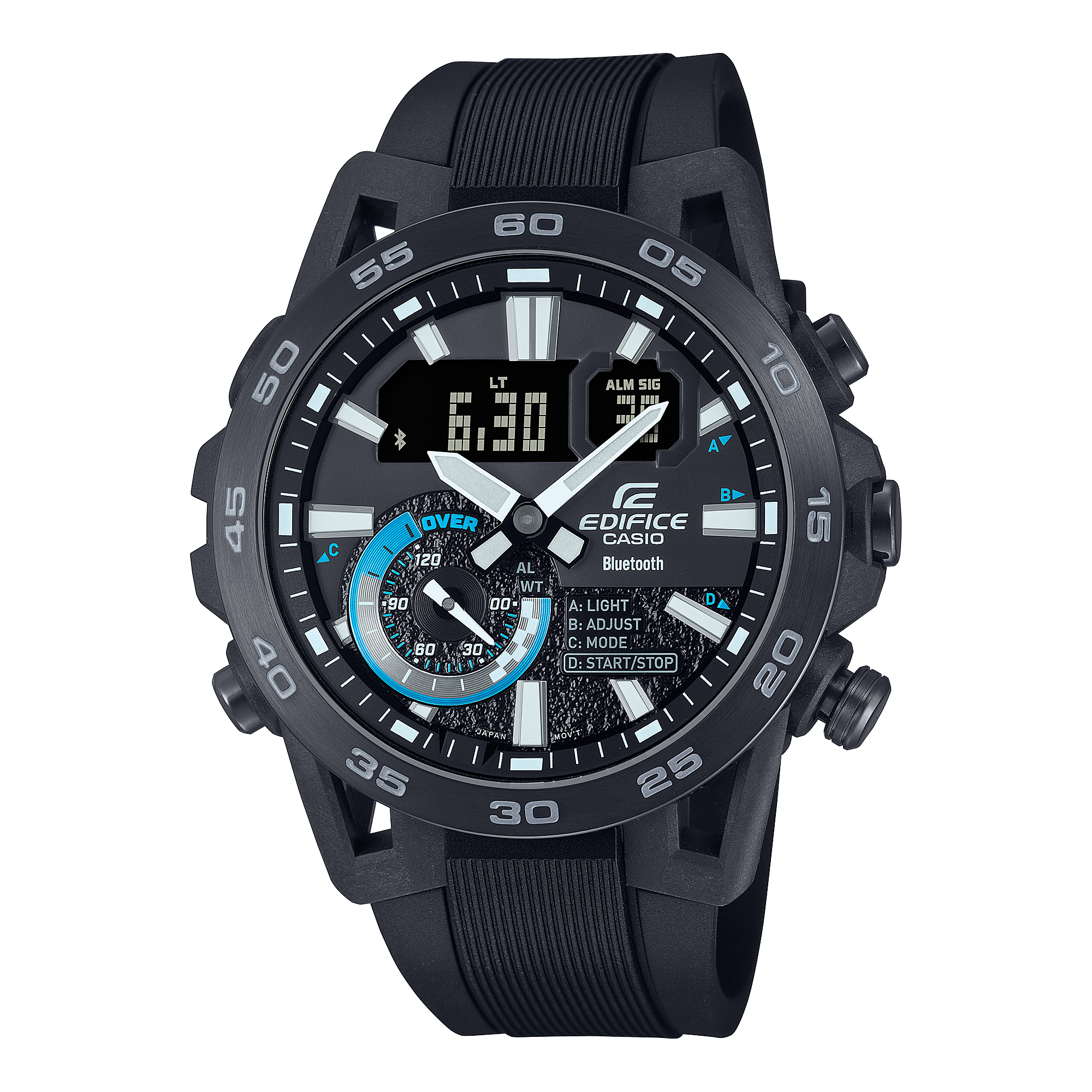 Casio Edifice Sospensione Black Resin Band Watch ECB40PB-1A
