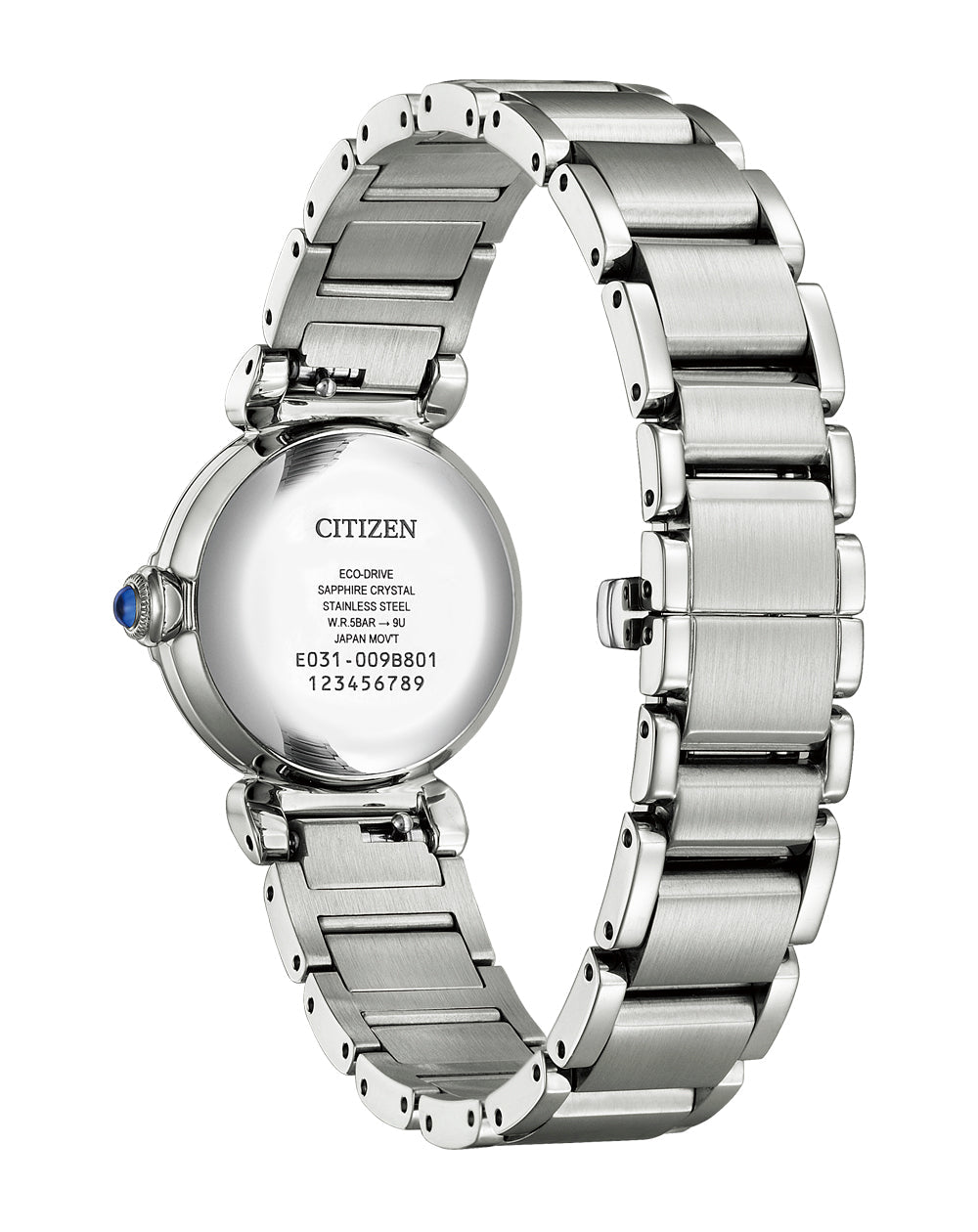 Citizen Eco-Drive Blue Dial Stainless Steel Watch EM1120-87L