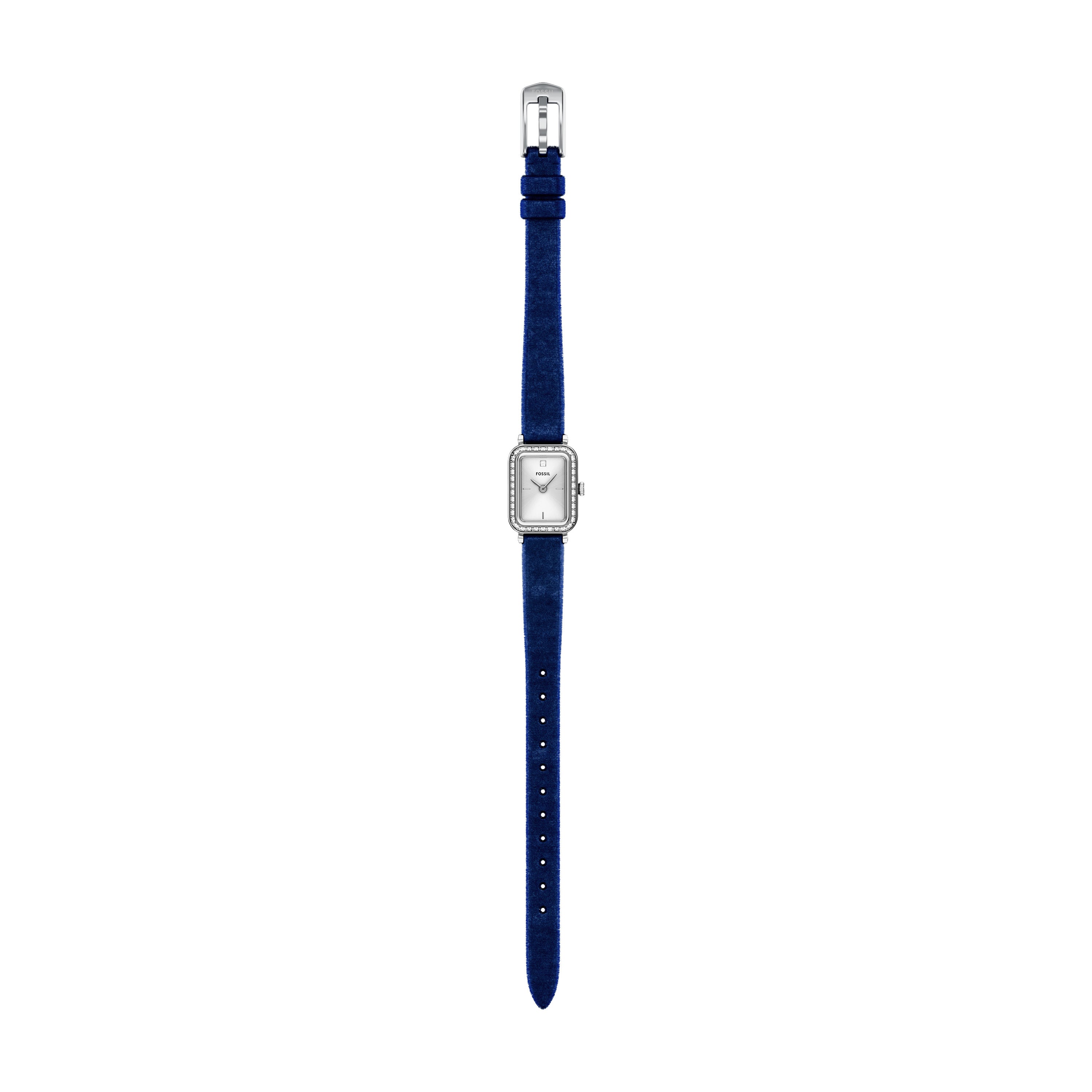 Fossil Raquel Two Hand Blue Velvet Watch ES5436