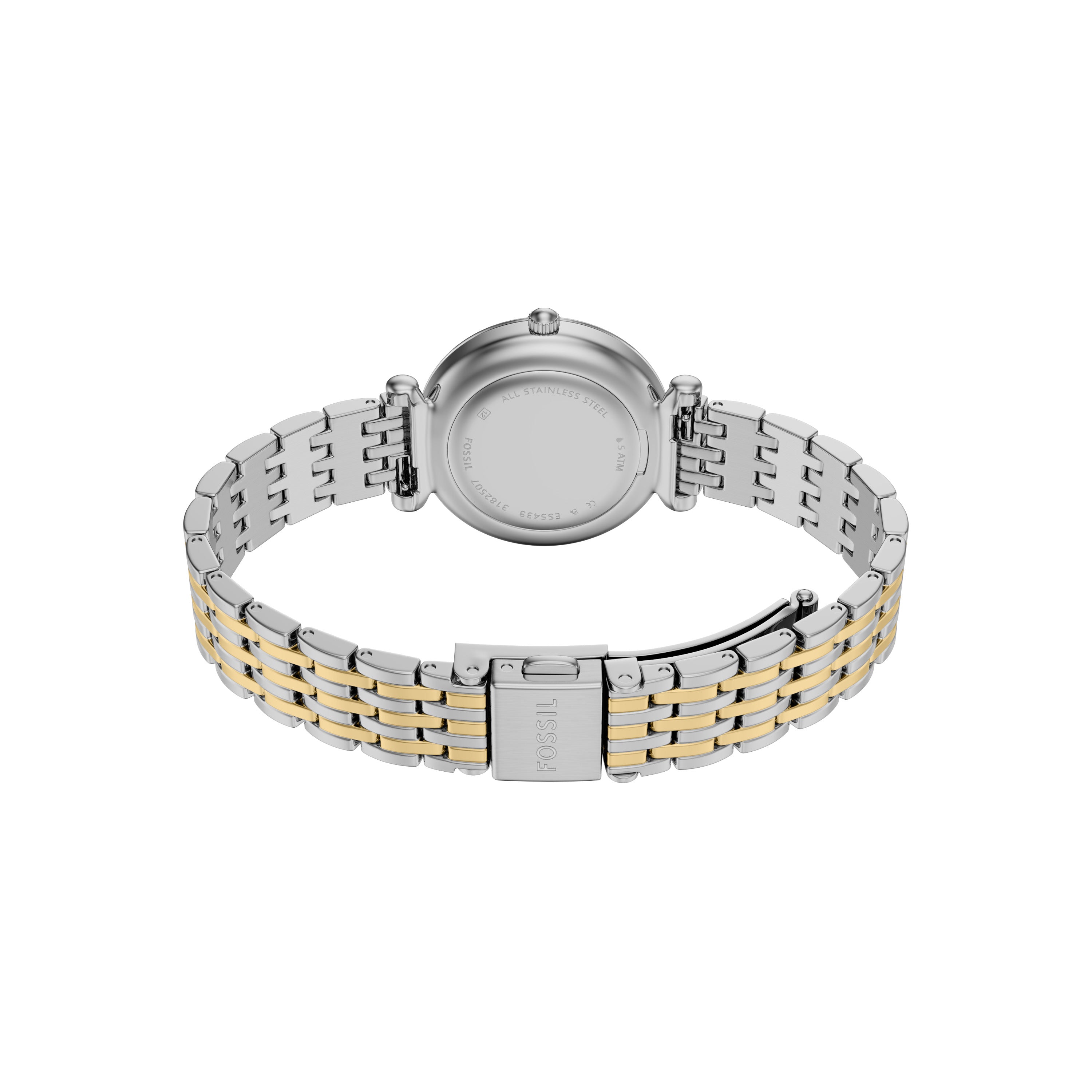 Fossil Carlie Three Hand Two Tone Stainless Steel Watch ES5439