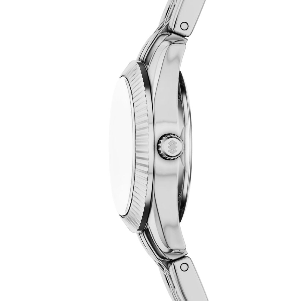Fossil Scarlette Mini Three-Hand Silver Stainless Steel Women's Watch ES5475