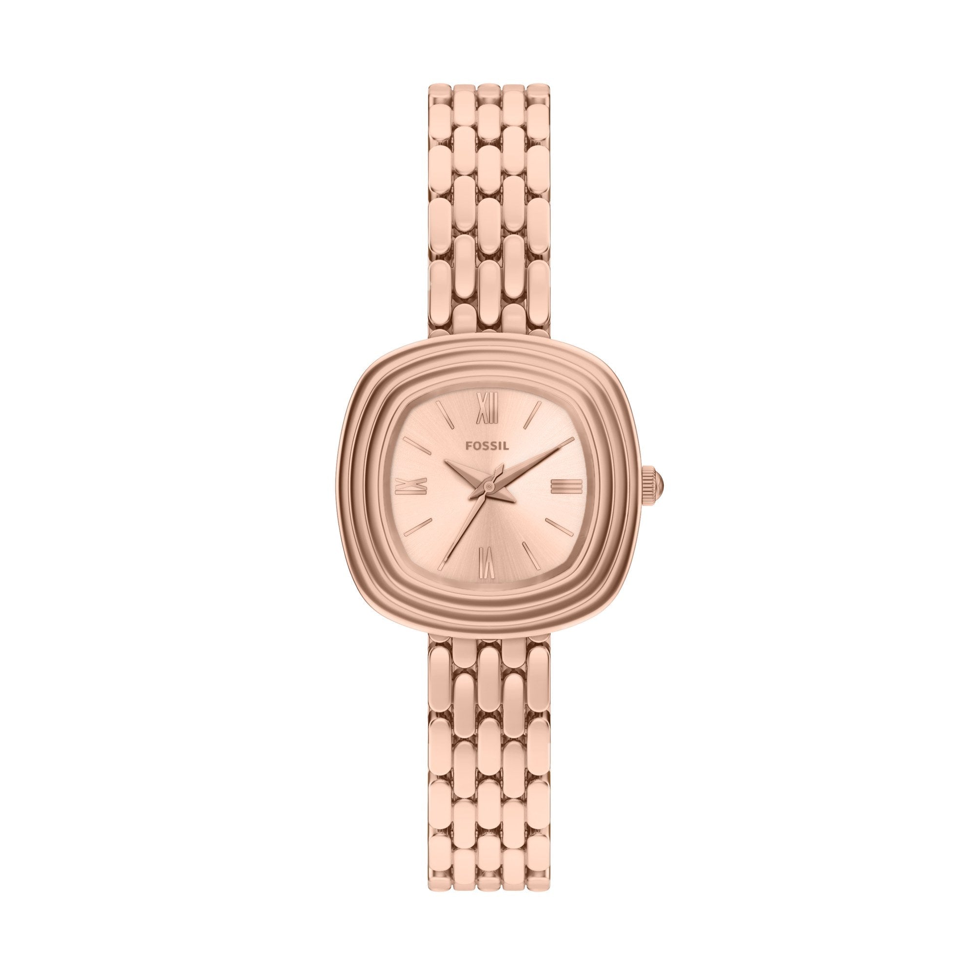 Fossil women's watch, rose gold dial