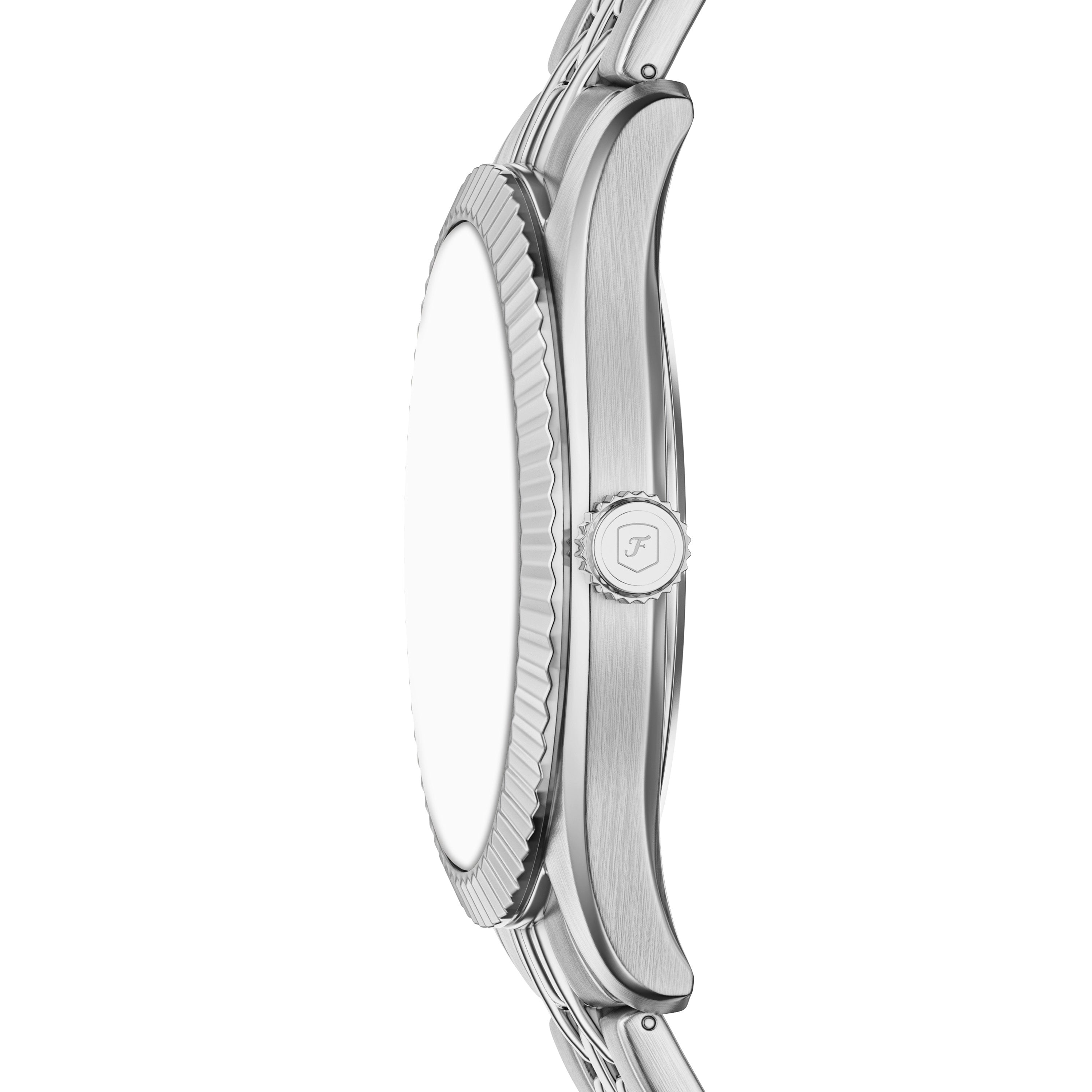 Fossil Campbell Three Hand Stainless Steel Watch FS6140