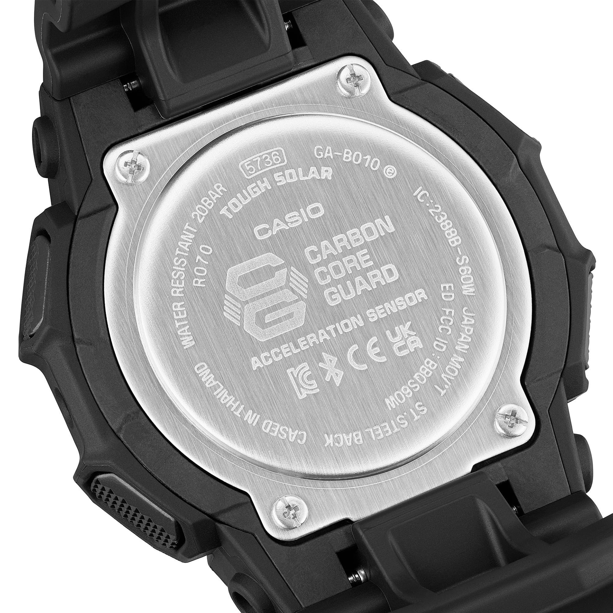 G-Shock Duo Analog Digital Black Resin Band Watch GAB010-1A
