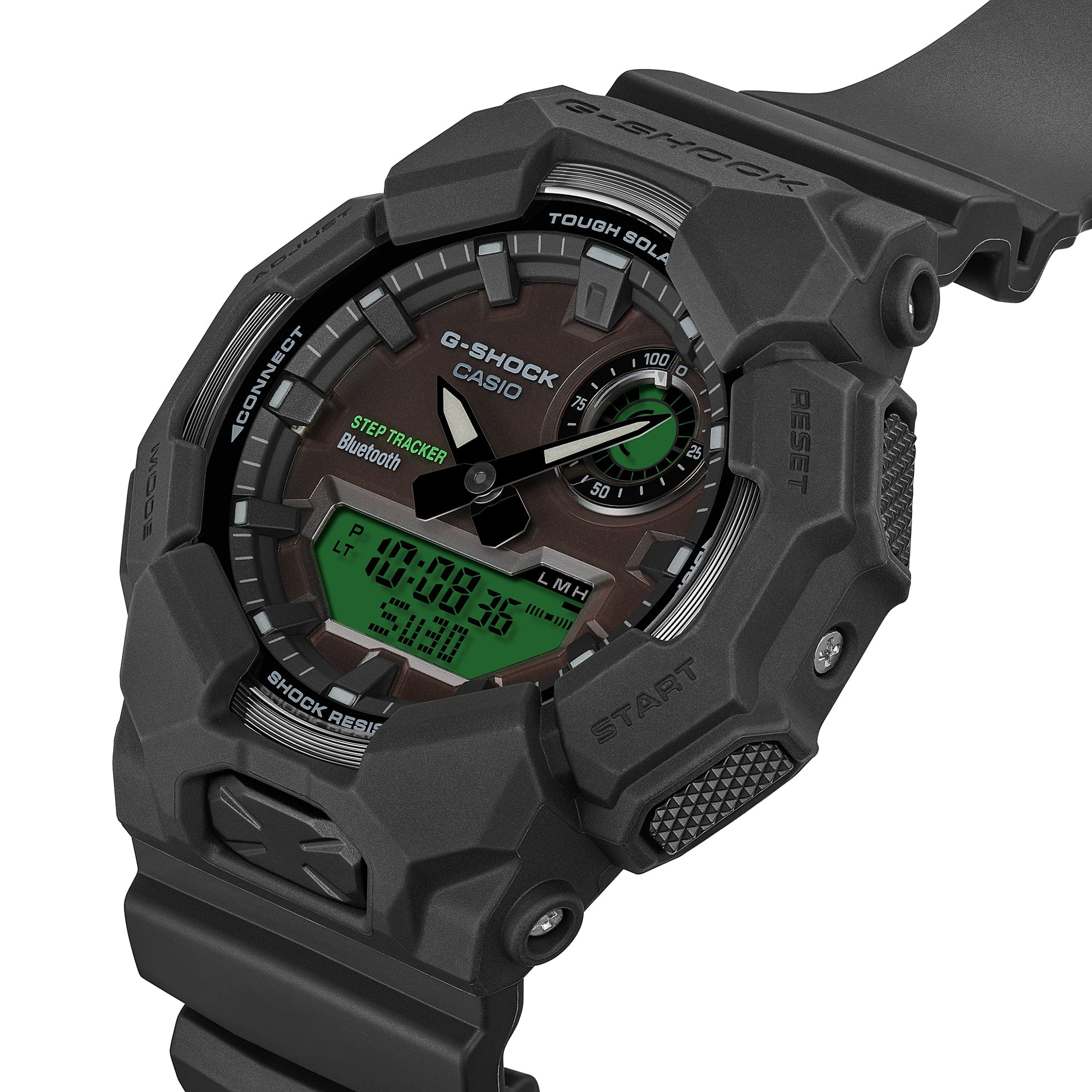 G-Shock Black and Electro Green Men's Watch GAB010BEG-1A