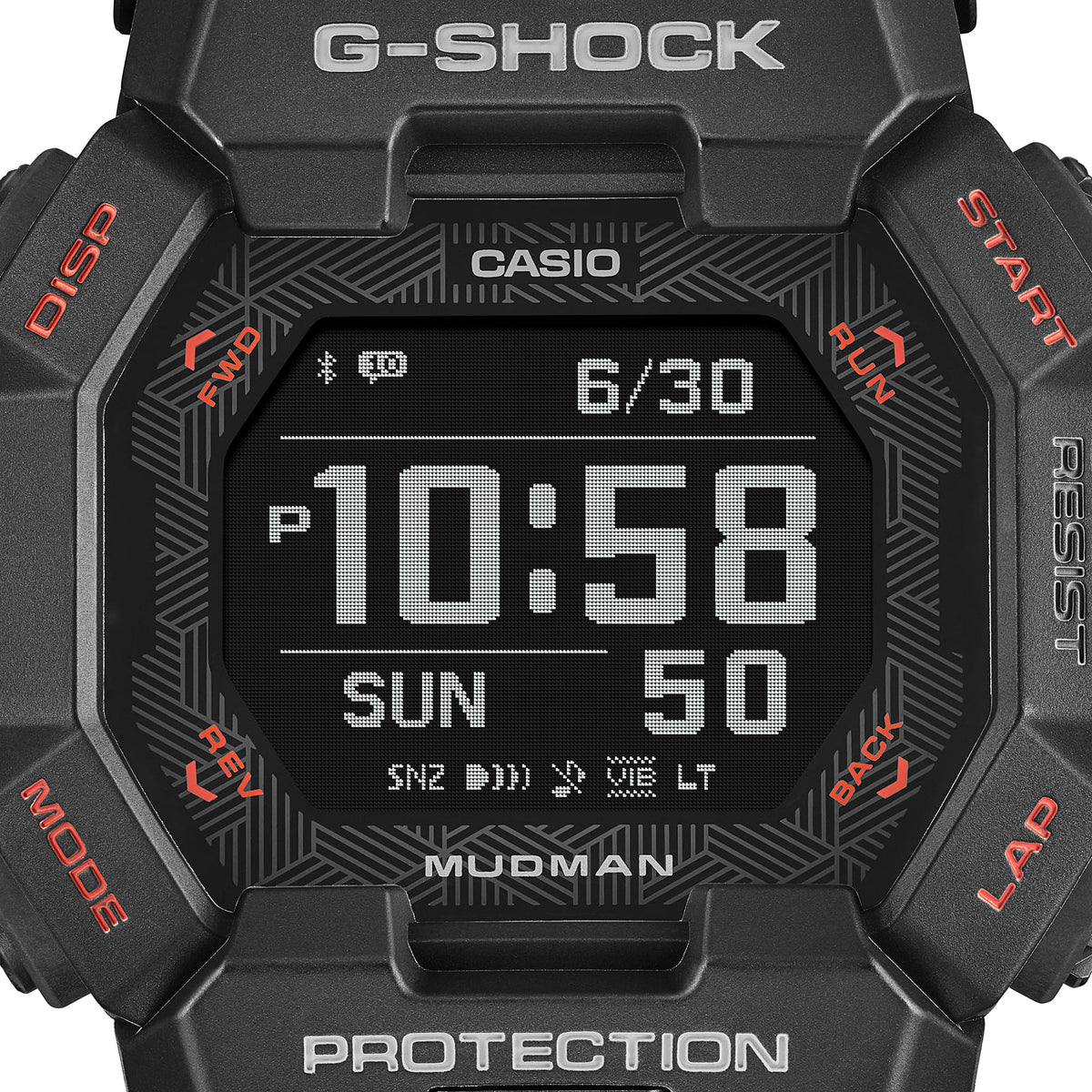 G-Shock Master of G Mudman Digital Green Resin Band Watch GDGB100-1A3