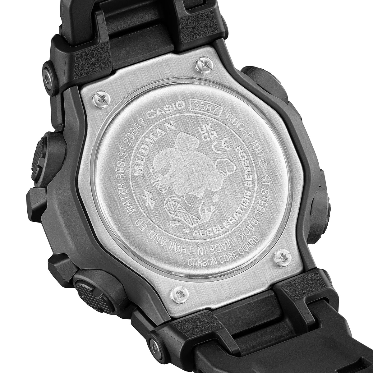 G-Shock Master of G Mudman Digital Black Resin Band Watch GDGB100-1D