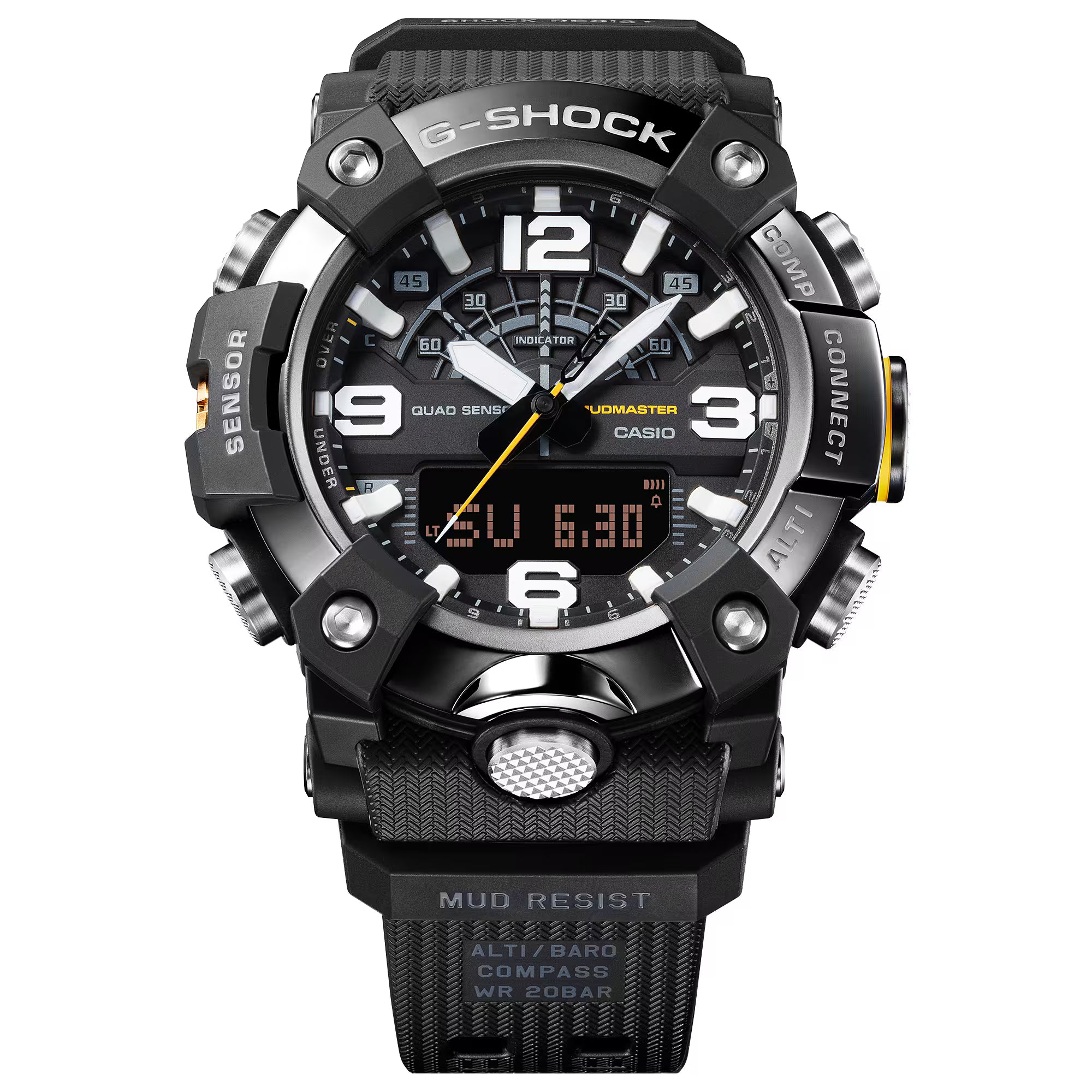 G-Shock Master Of G Mudmaster Black Rubber Band Watch GGB100XMB-1A
