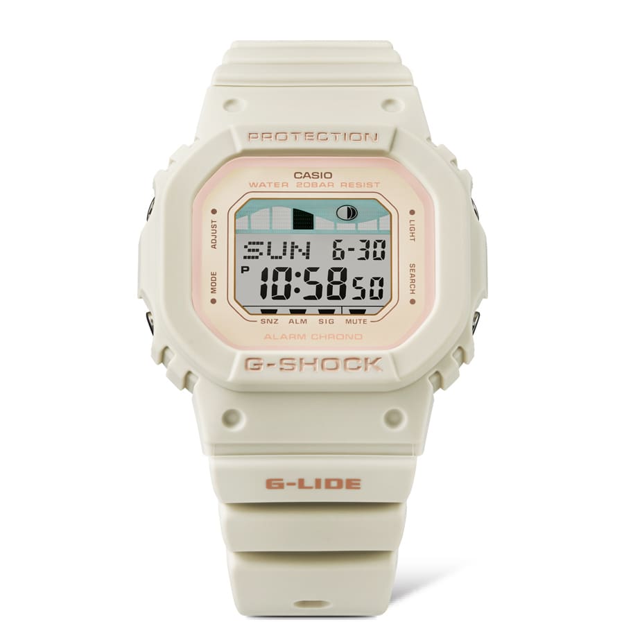 G-Shock G-LIDE GLX-5600 Series White Resin Watch GLX-S5600-7D