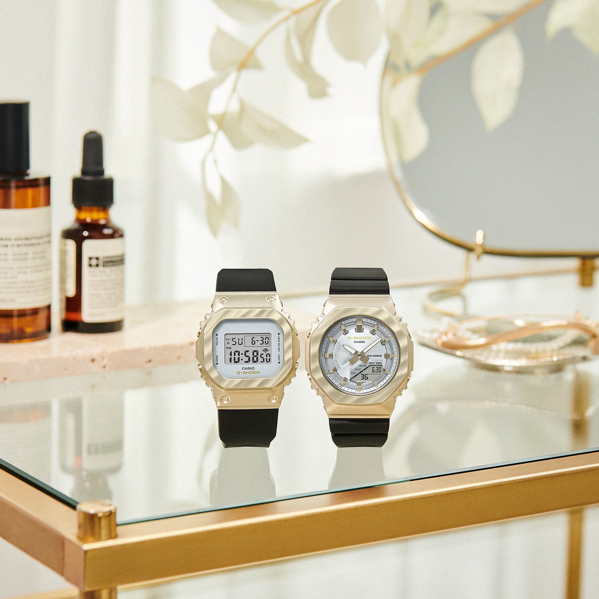 G-Shock Analog Digital Black Resin Band Watch GMS2100BC-1A