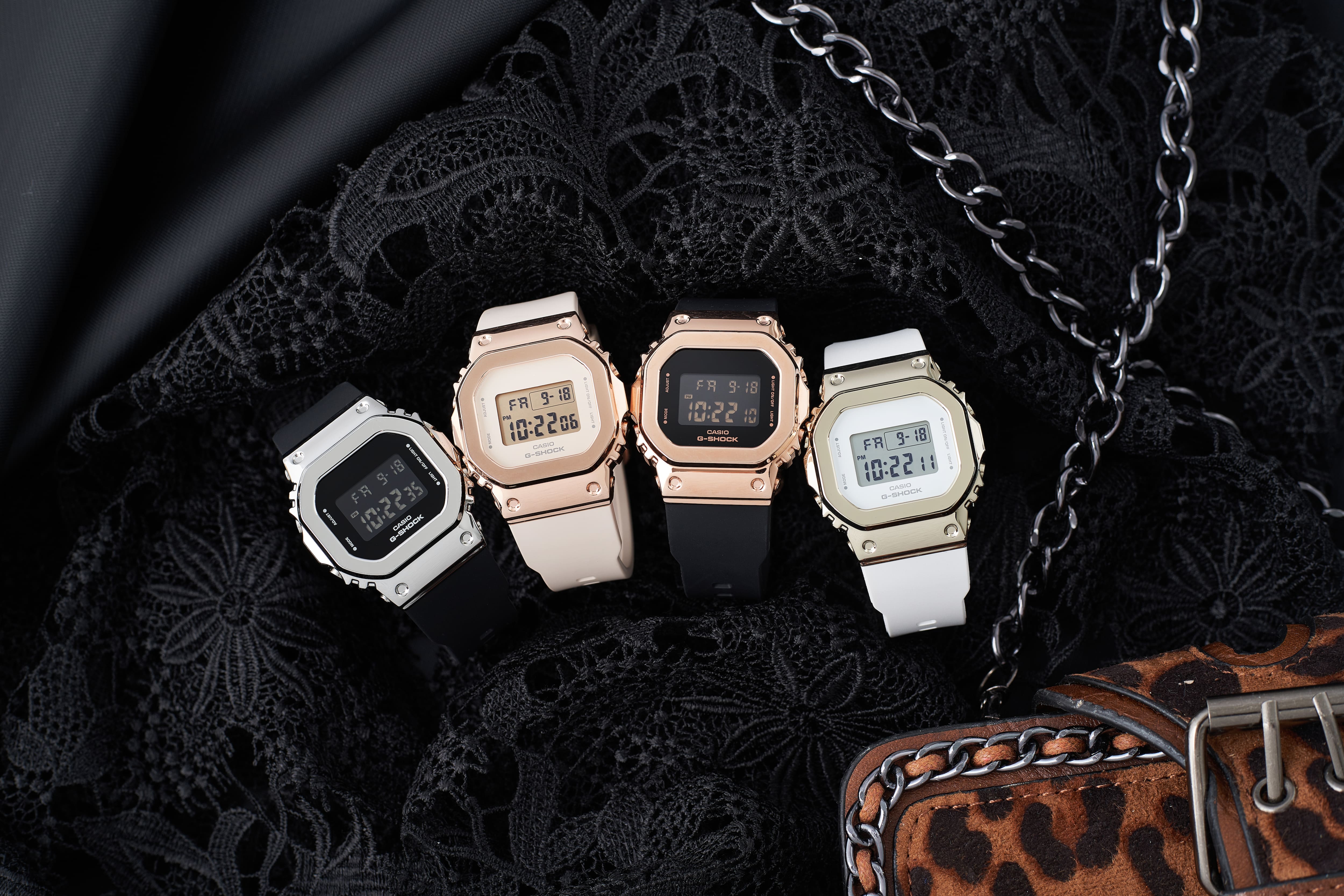 G-Shock Digital Pink Resin Band Watch GMS5600PG-4D