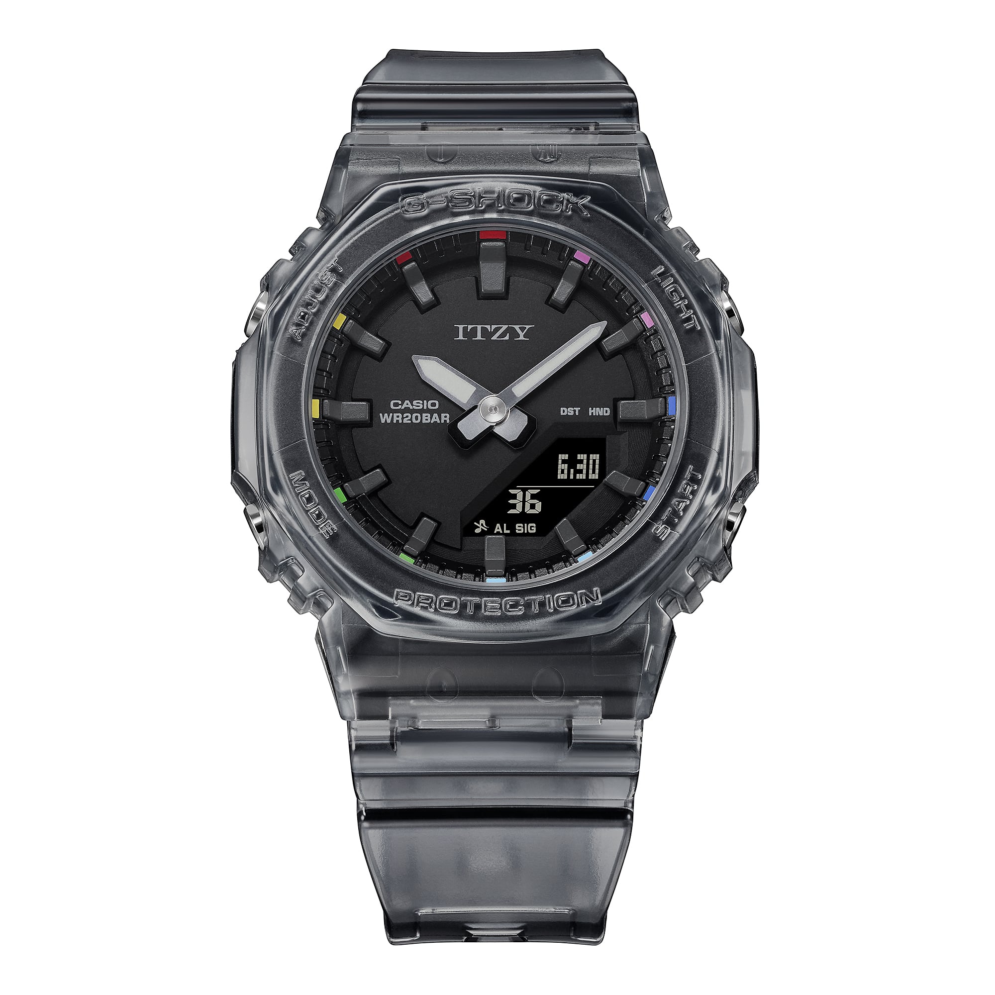 G-Shock Analog Digital Mid DUO Itzy Collaboration Resin Band Watch GMAP2100ZY-1A