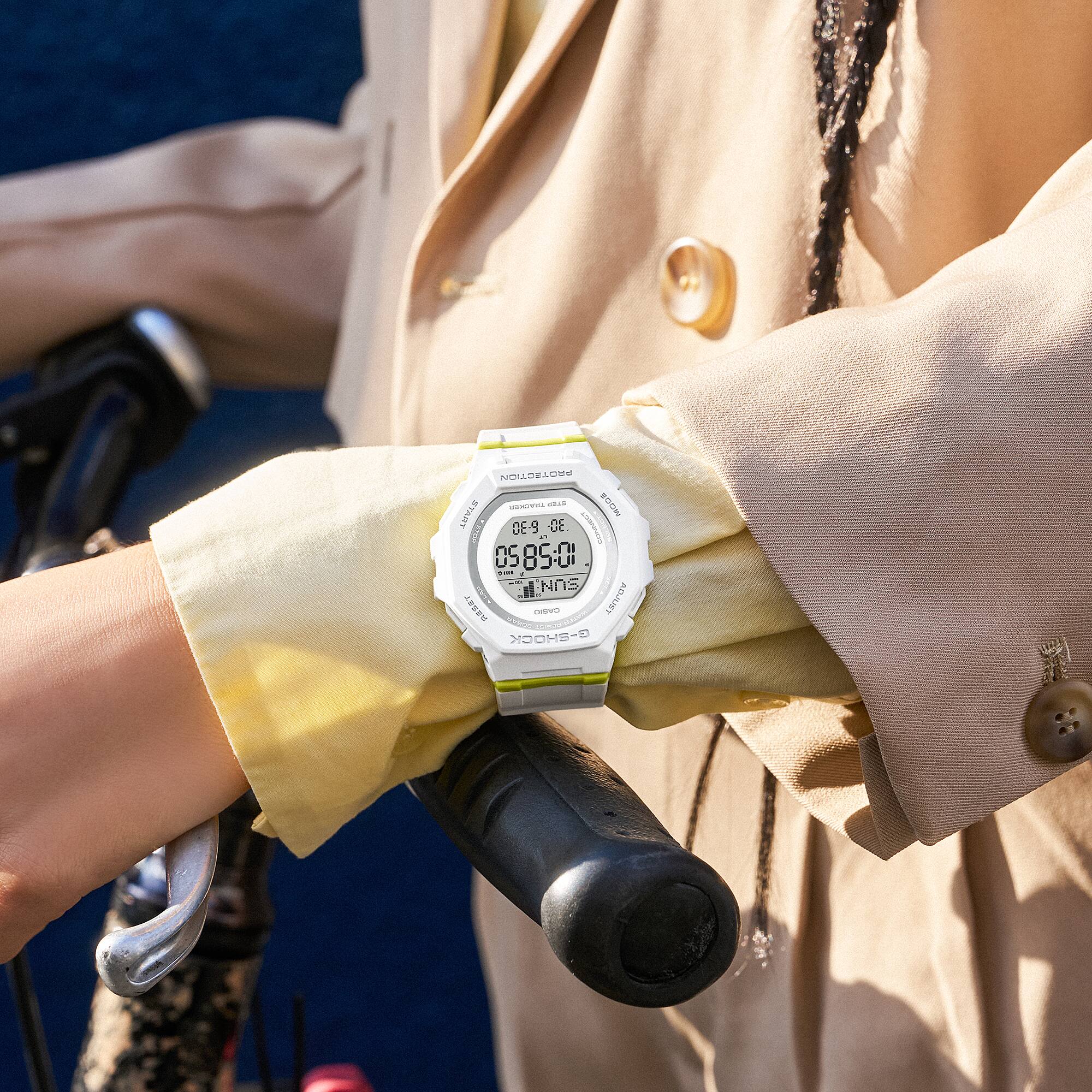 G-Shock G-Squad White Resin Band Watch GMDB300SC-7D