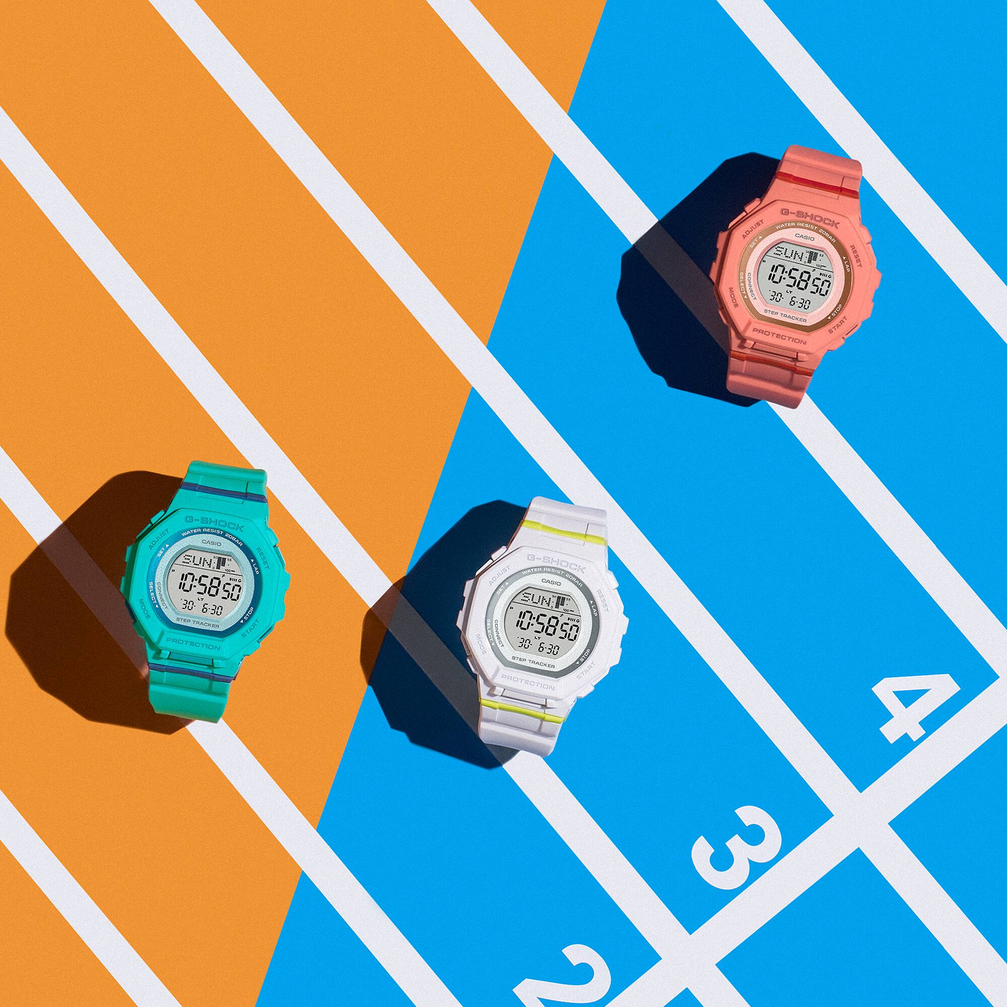 G-Shock G-Squad White Resin Band Watch GMDB300SC-7D