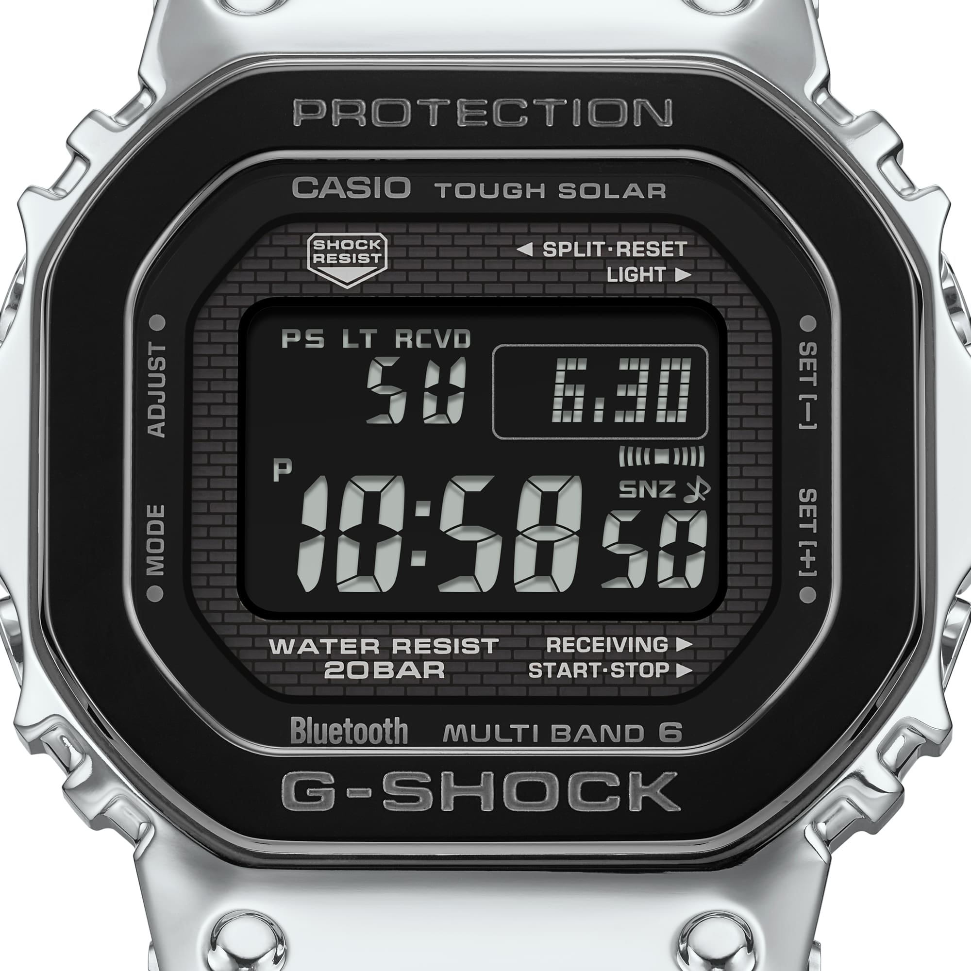 G-Shock G-Steel Black Dial Stainless Steel Watch GMWB5000BT-1D