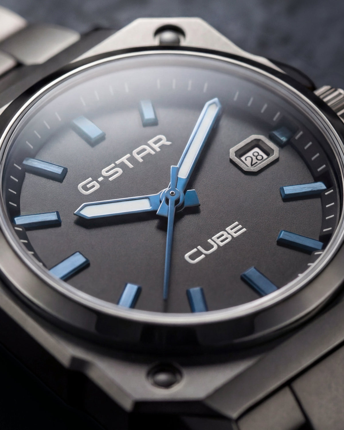 G-STAR Cube Gunmetal Watch