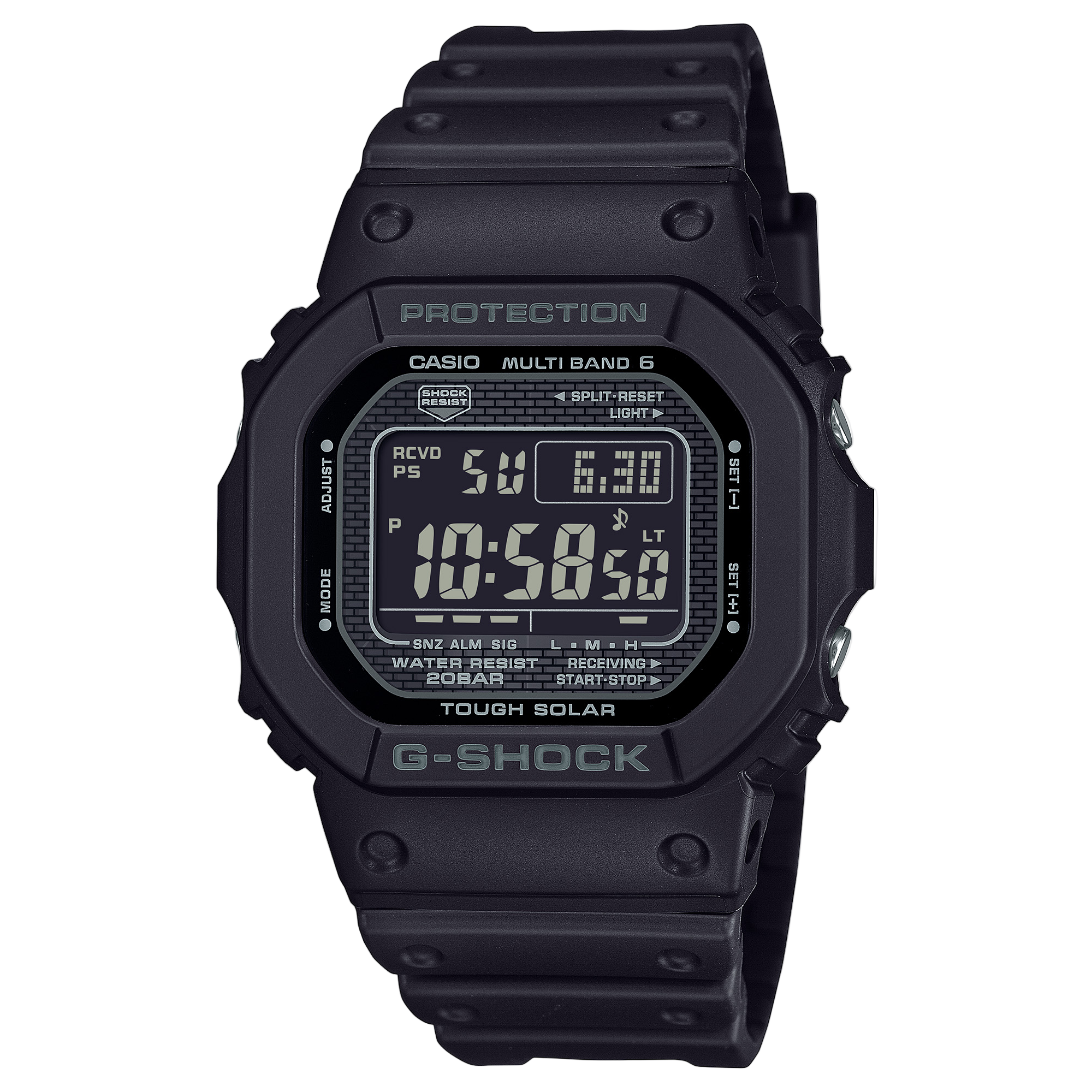 G-Shock Digital Black Resin Band Watch GW-5000HS-1D