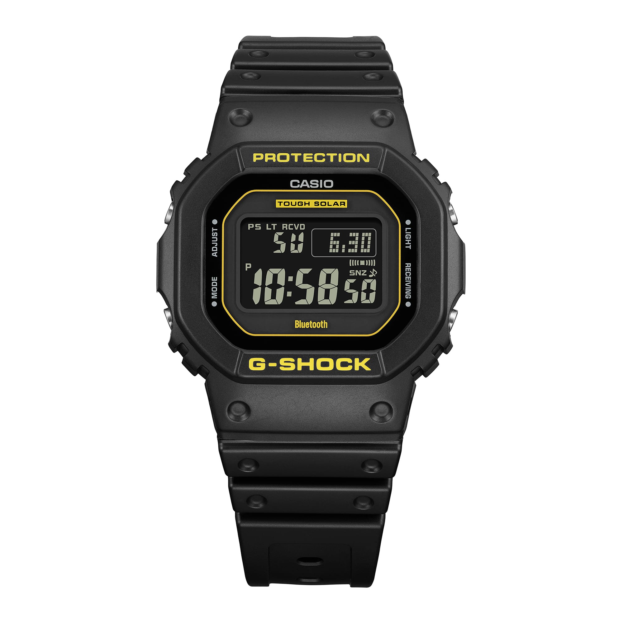 G-Shock Digital Caution Black Resin Band Watch GWB5600CY-1D
