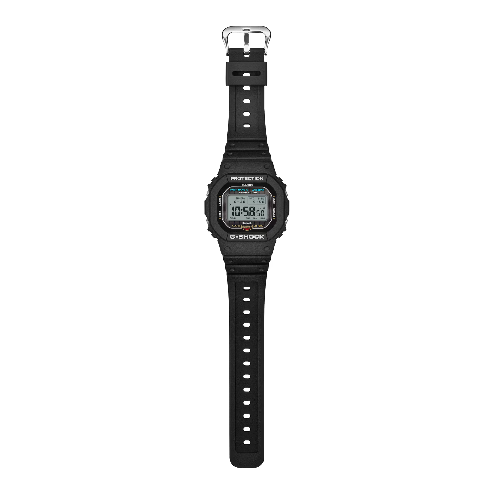 G-Shock Digital White Dial Black Resin Band Watch GWBX5600-1D