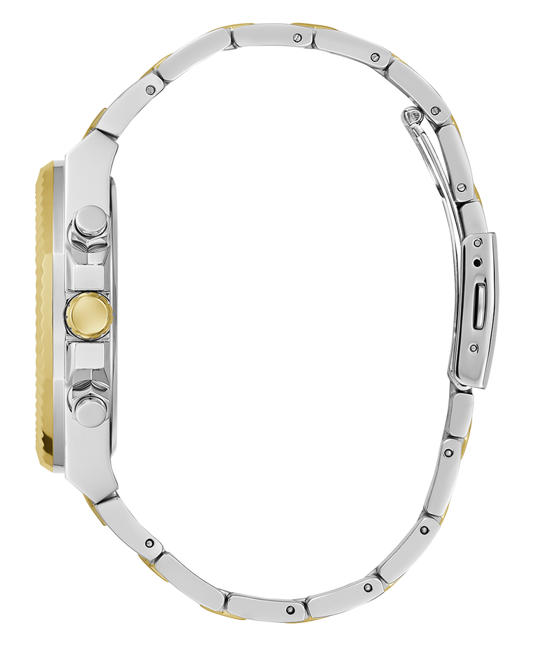 Guess Equity Mens Two-Tone Multi-function Watch GW0703G3