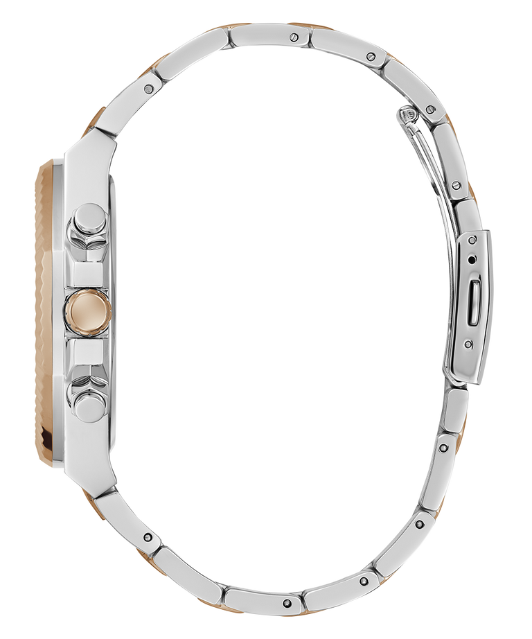 Guess Equity Mens Two-Tone Multi-function Watch GW0703G4