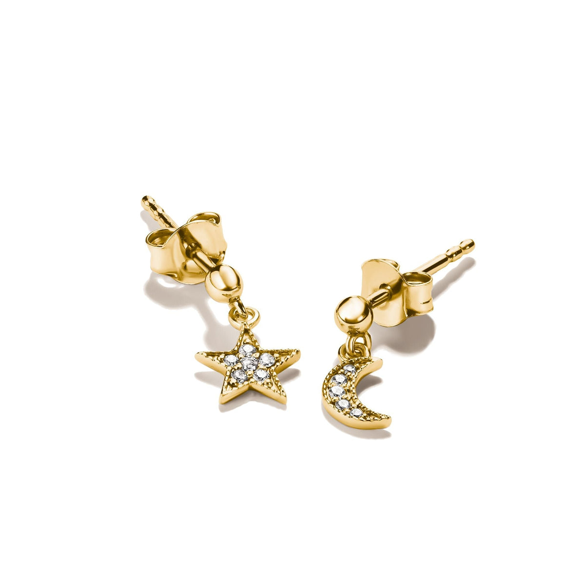 Thomas Sabo Stud earrings moon and star with zirconia TH2374MY TH2374MY view 4