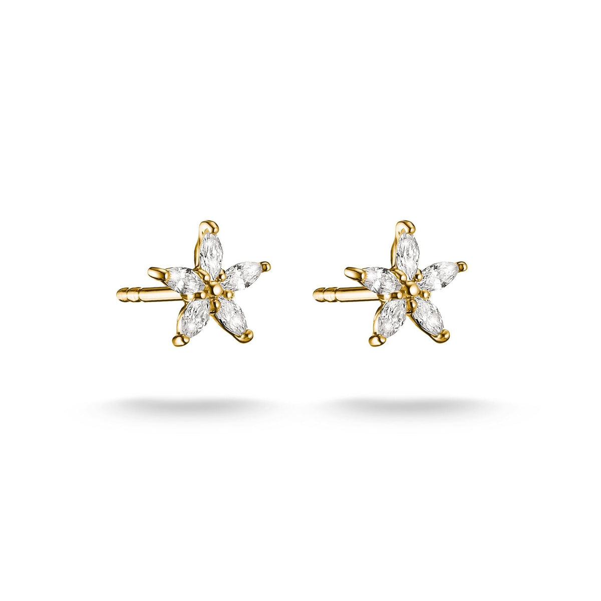 Thomas Sabo Stud earrings flower with zirconia TH2376MY TH2376MY front packshot
