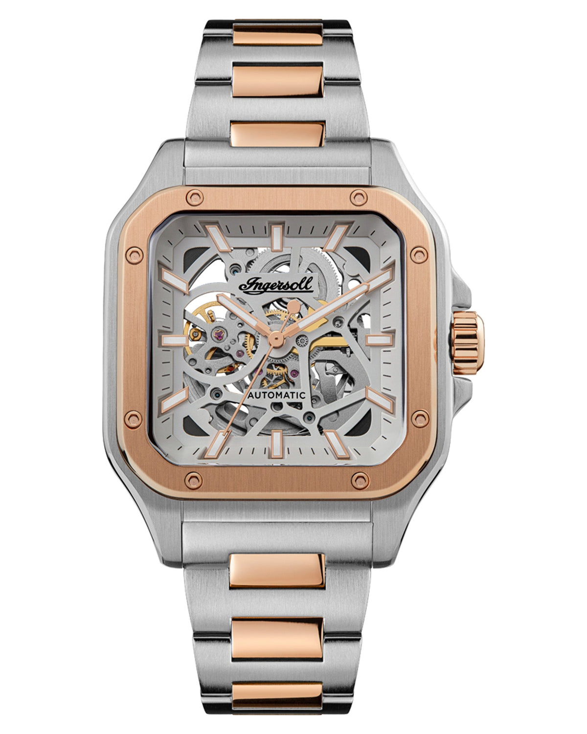 Ingersoll The Ollie 42mm Grey Dial and Two Tone Stainless Steel Watch