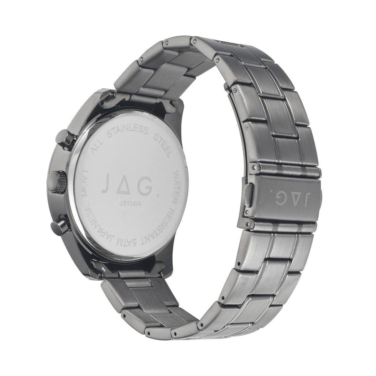 Jag Rhys Green Dial Gunmetal Steel Mens Watch J3106A view 2