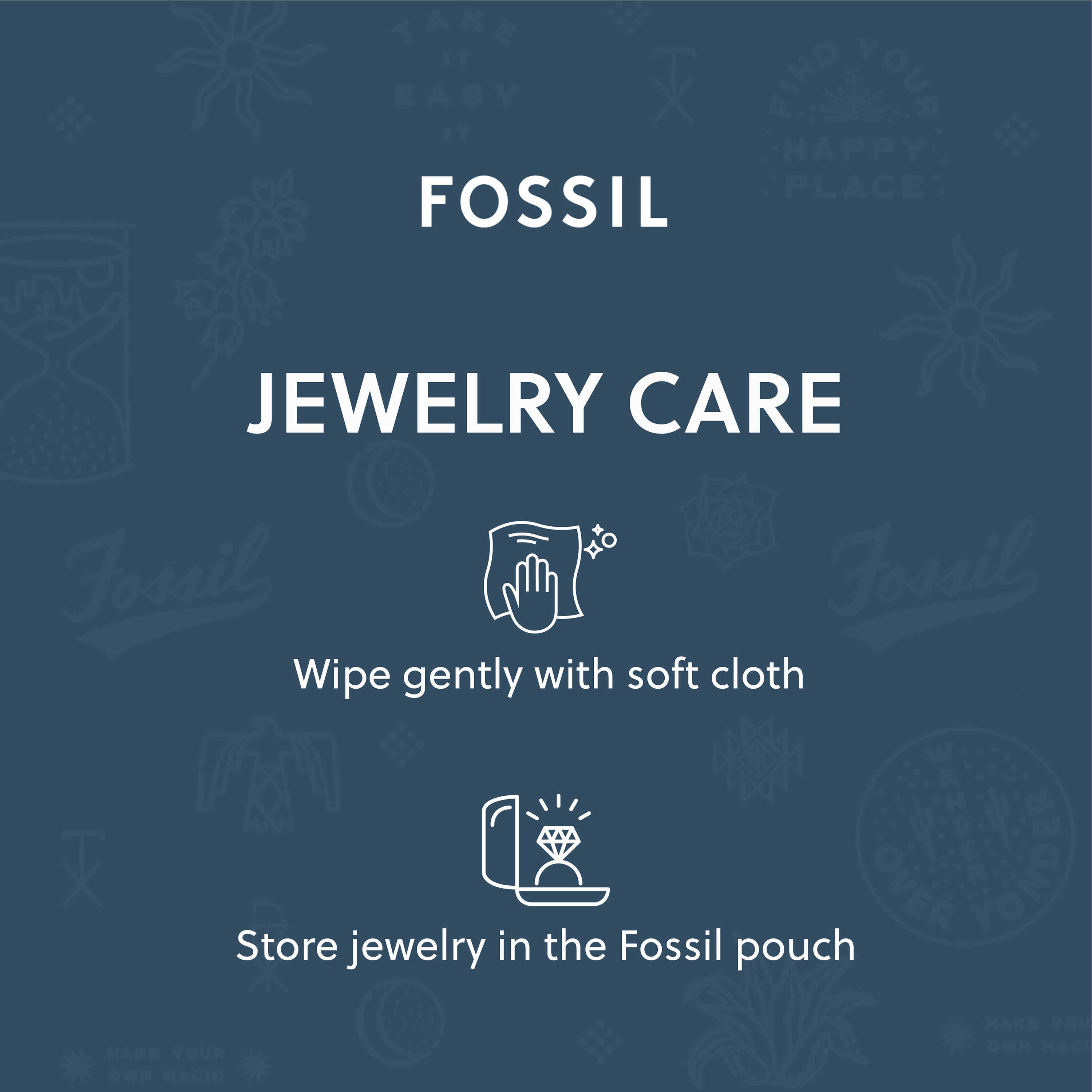 Fossil Jewelry Black Necklace JF04613001