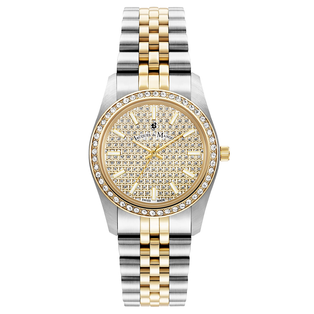 Jacques Du Manoir Swiss Inspiration Glamour Two Tone Watch