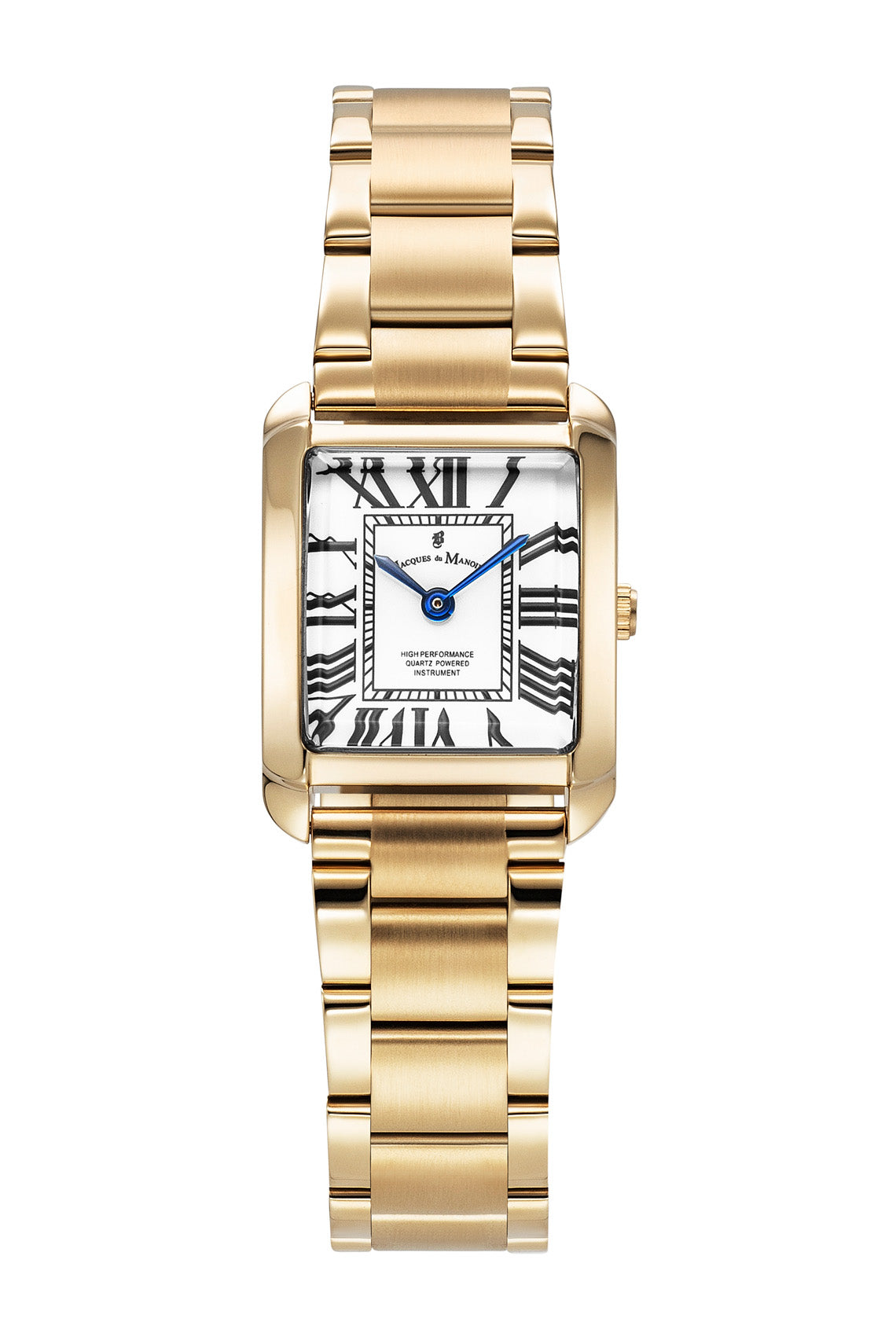 JDM Emily 22x19mm White Dial Gold Strap Watch