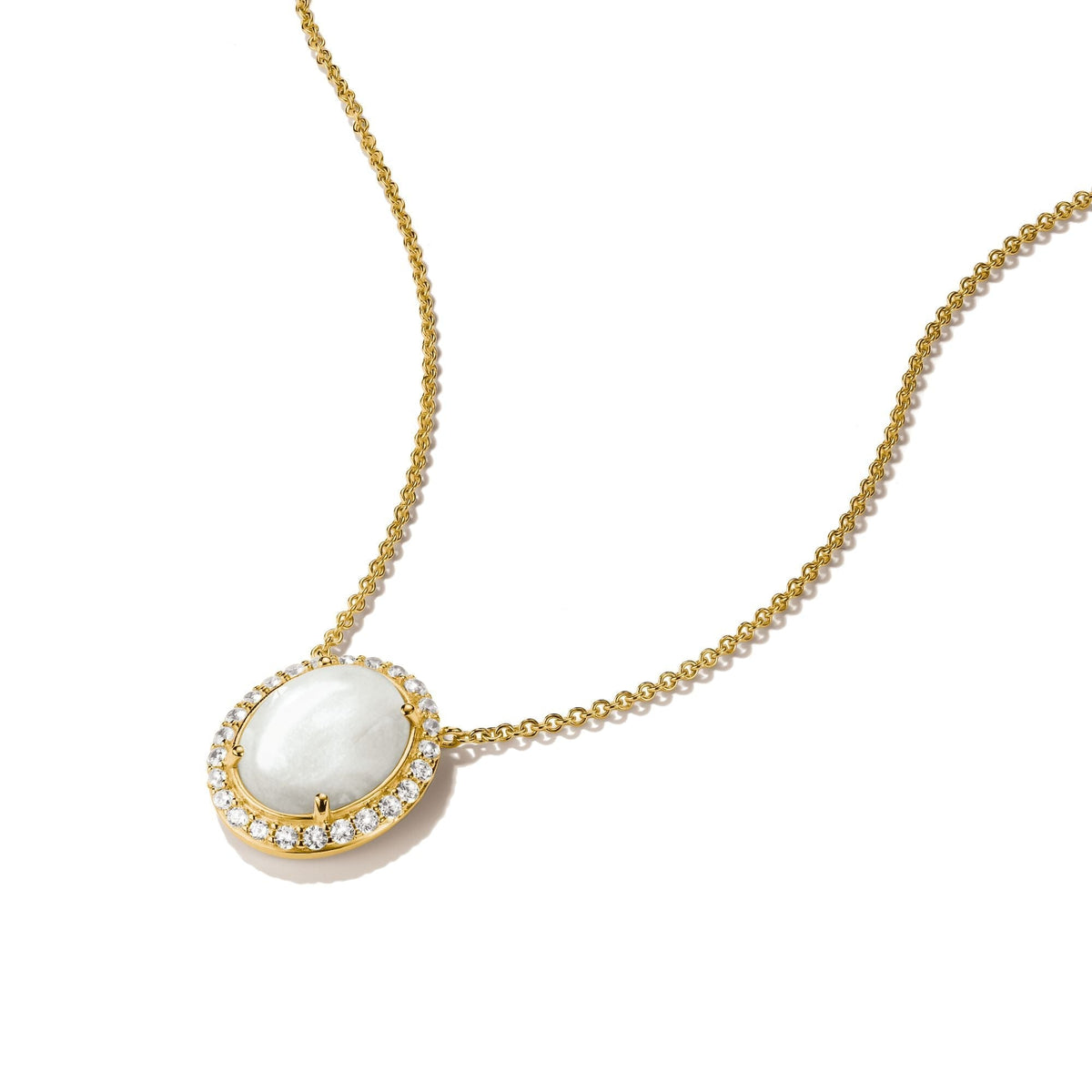 Thomas Sabo Chain mother-of-pearl with zirconia