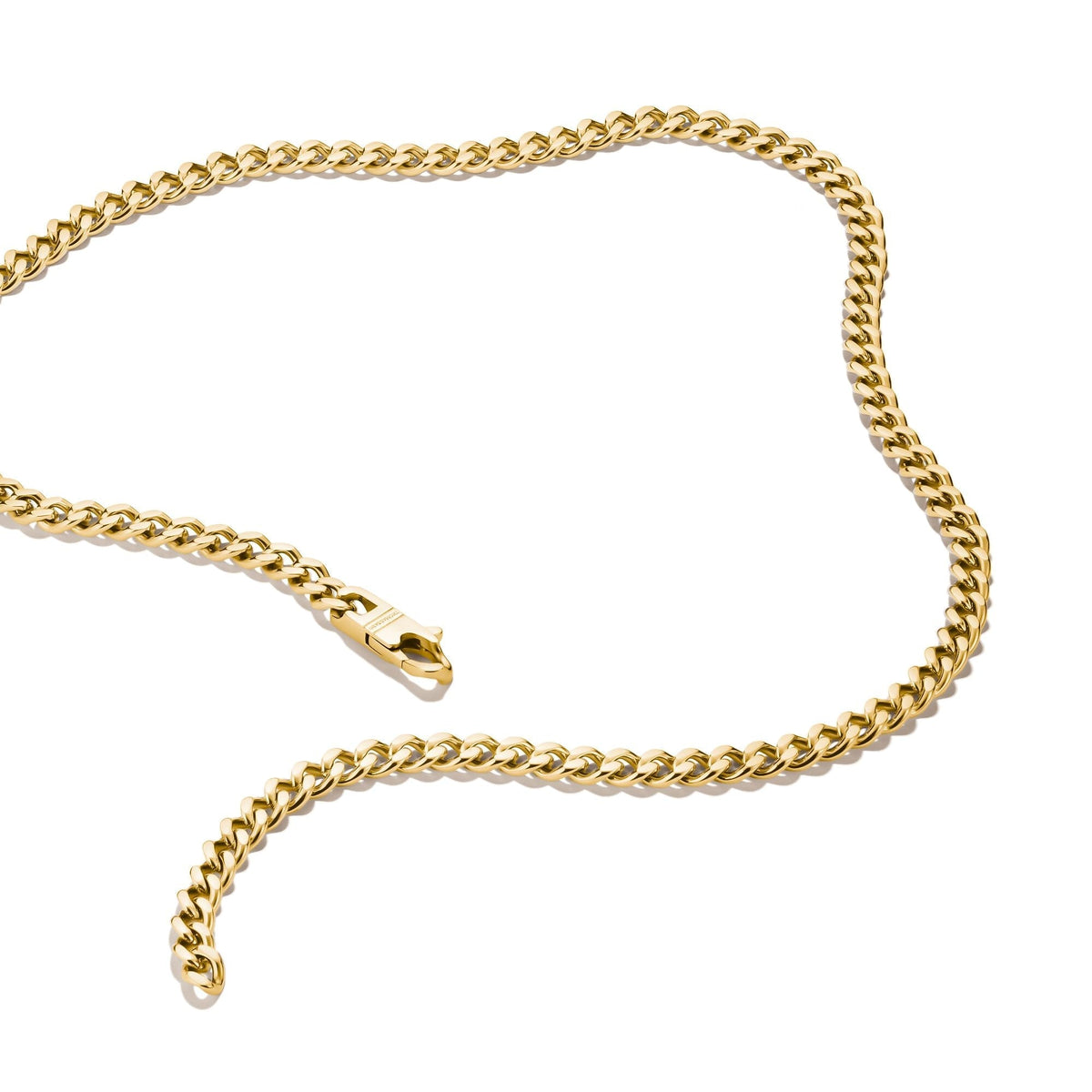 Thomas Sabo Gold-Tone Stainless Steel Curb Chain Necklace 7mm TKE2406SY-55 TKE2406SY-55 view 2