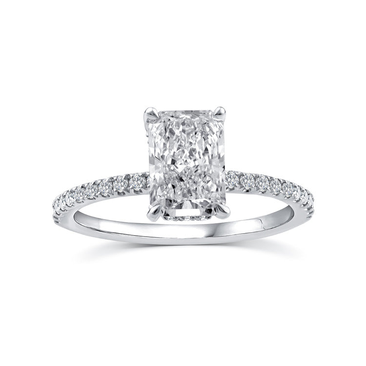 1.75ct Lab Grown Diamond Ring in 9K White Gold