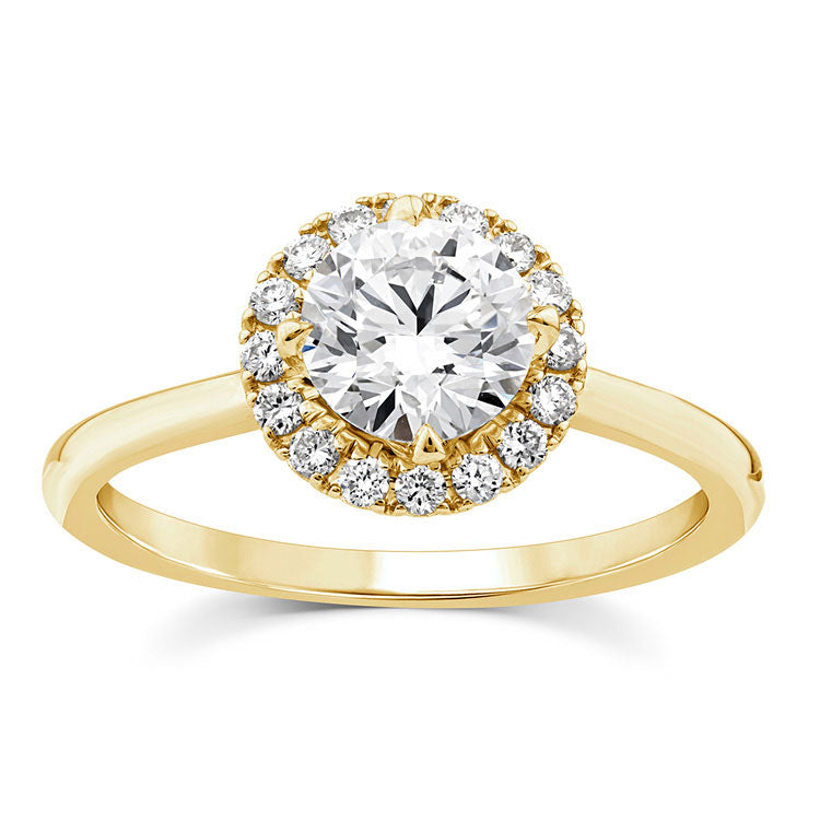 1.15ct Lab Grown Diamond Ring in 9K Yellow Gold