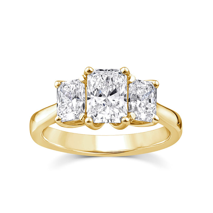 2.00ct Lab Grown Diamond Ring in 9K Yellow Gold
