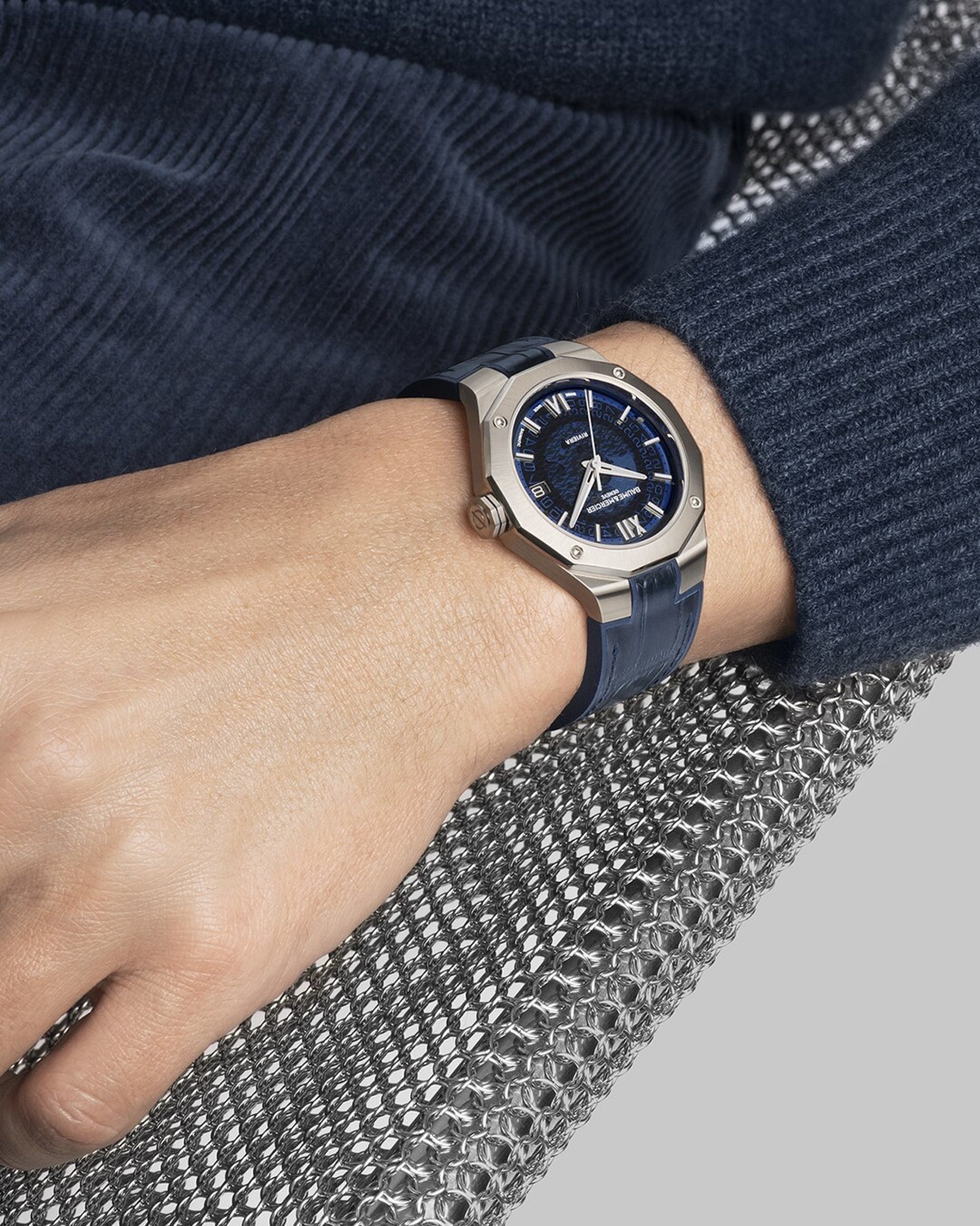 Baume & Mercier Riviera Automatic Watch Date Display - 39mm