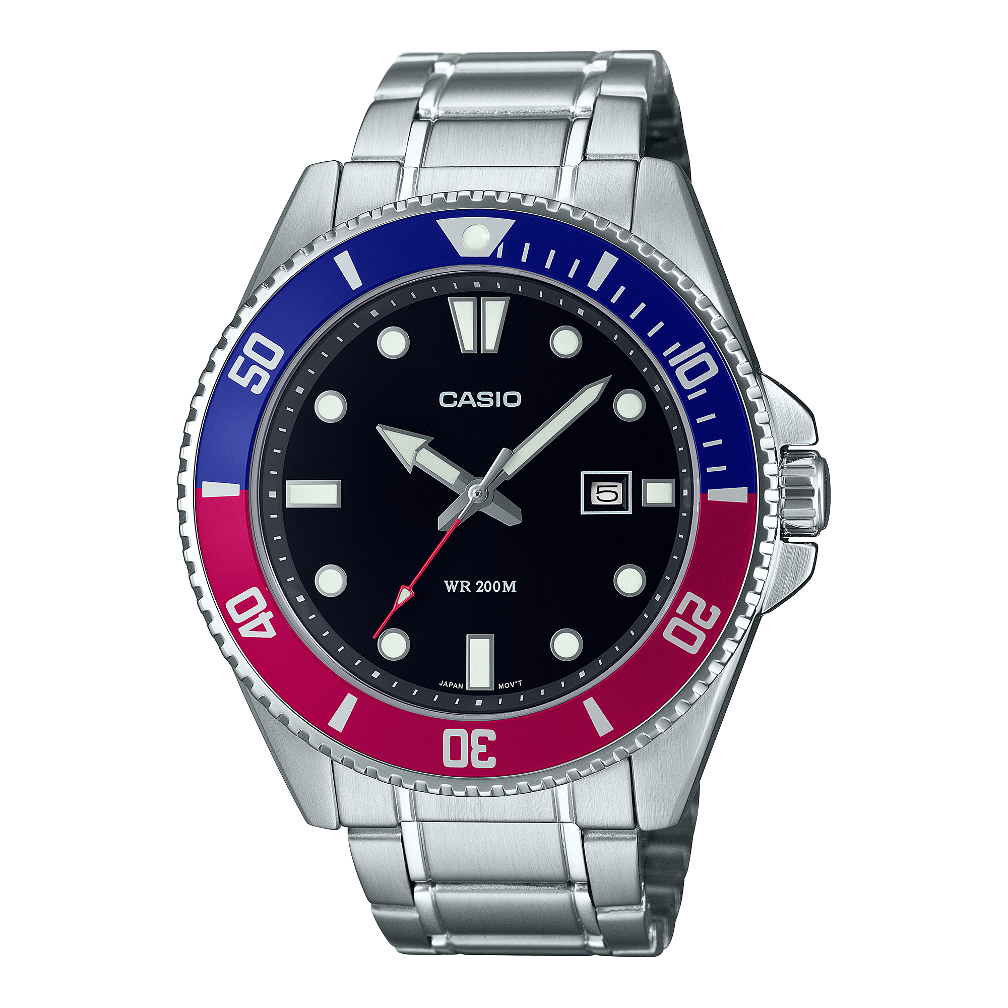 Casio Marine Sport Analog Diver's Watch with Rotating Bezel MDV107D-1A3