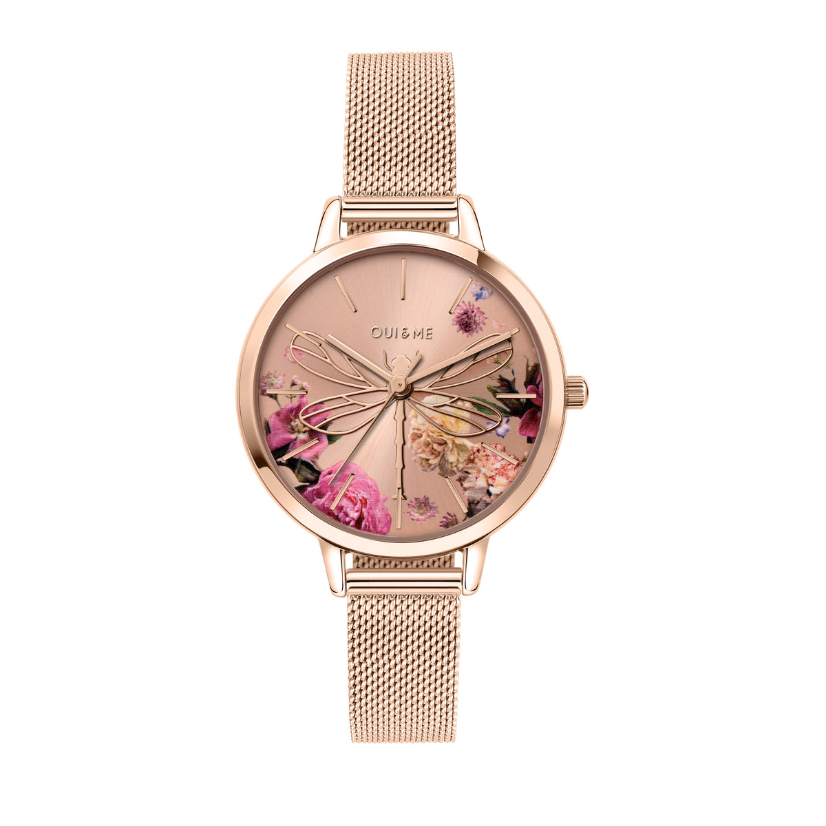 Oui&Me Fleurette Real Flowers 34mm Flower Dial Watch