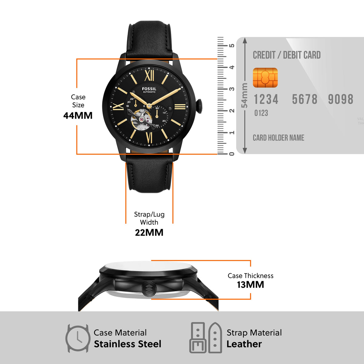 Fossil Townsman ME3290 view 7