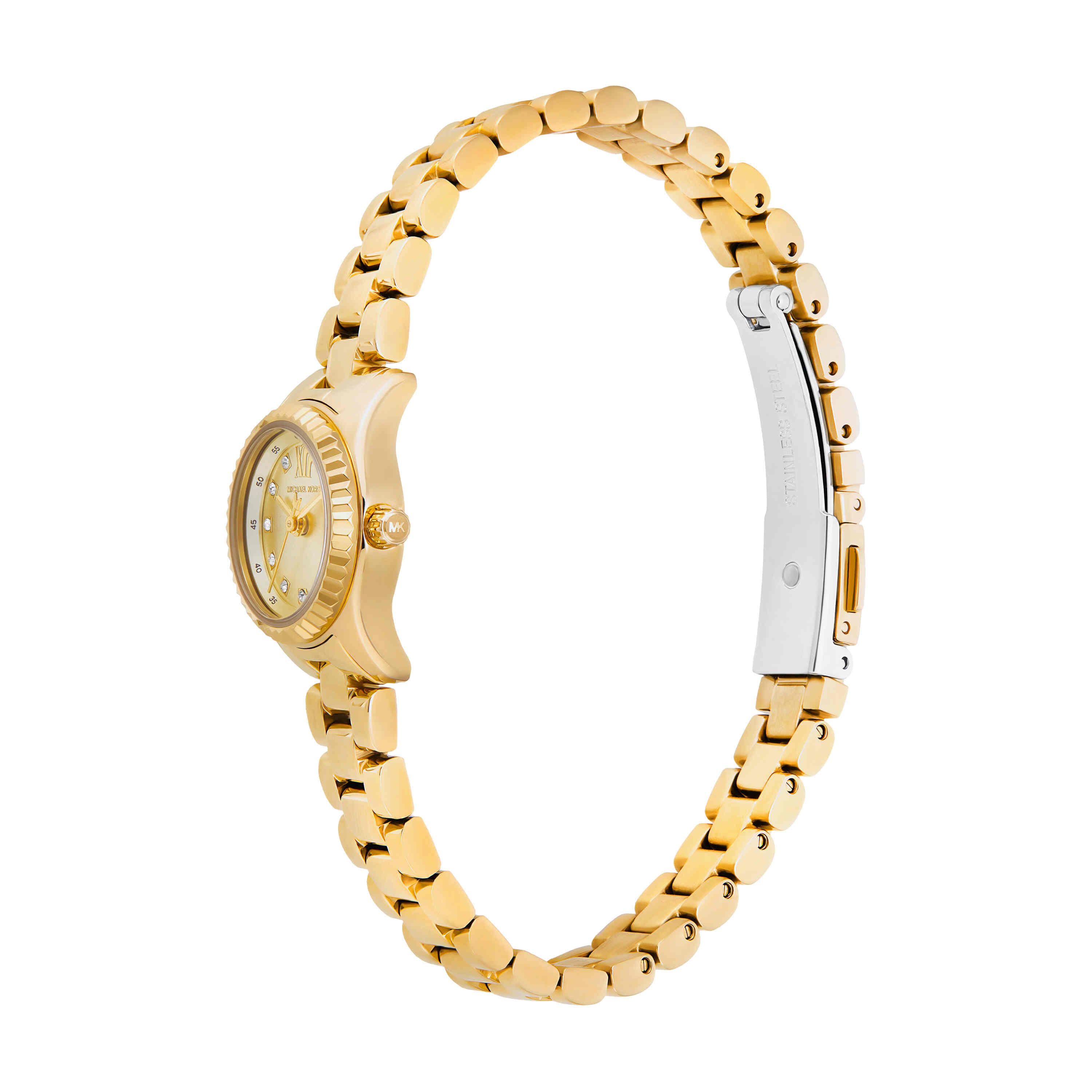 Michael Kors Lexington Pavé Gold-Tone Watch MK4862