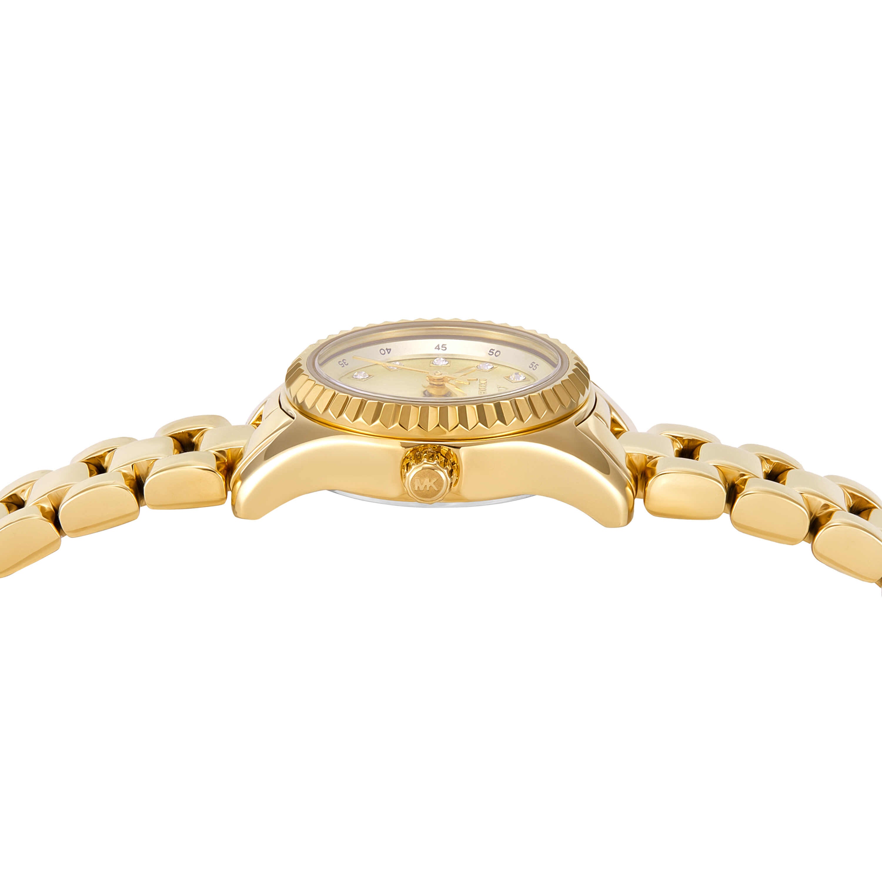 Michael Kors Lexington Pavé Gold-Tone Watch MK4862