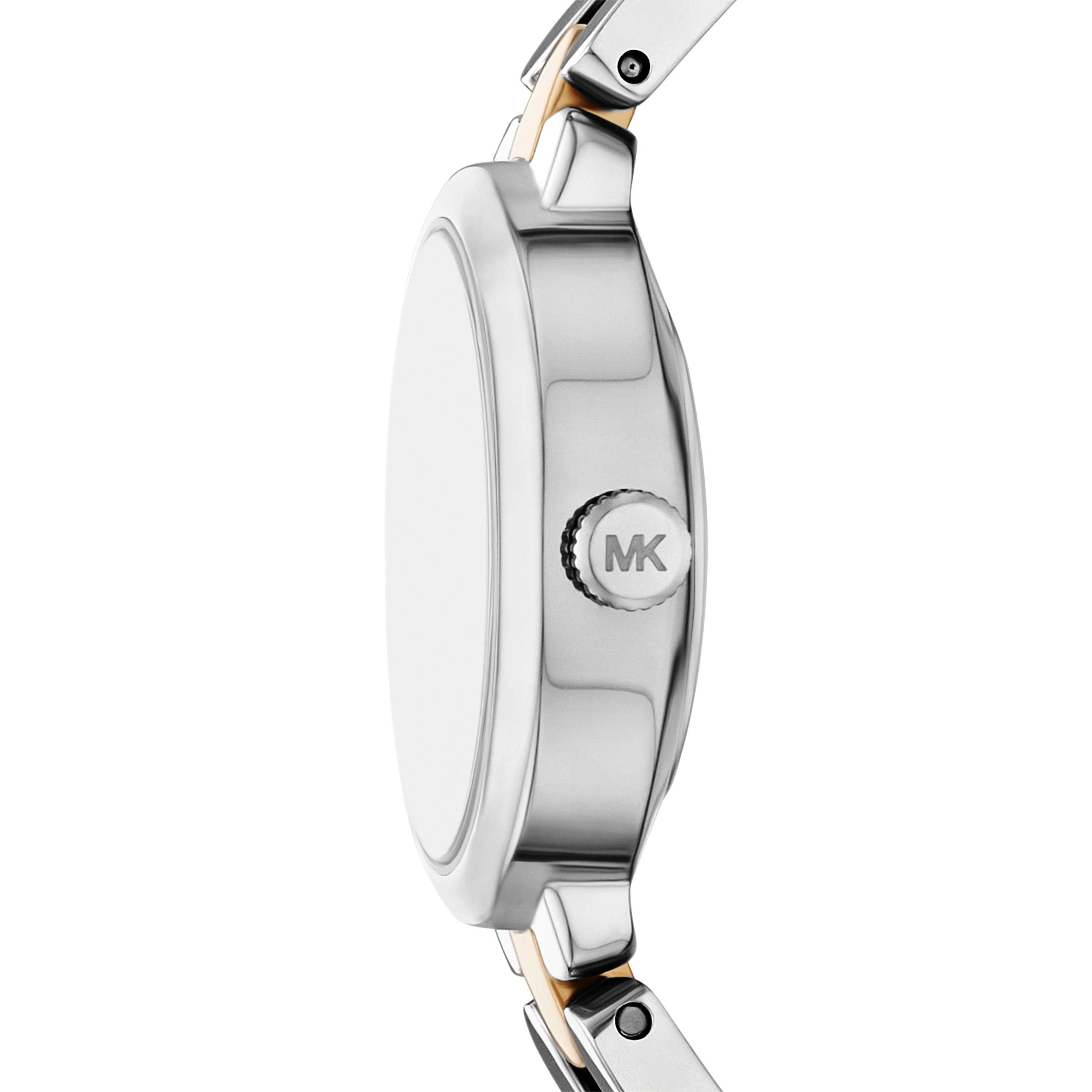 Michael Kors Maude White Dial Two Tone Stainless Steel Watch MK4956