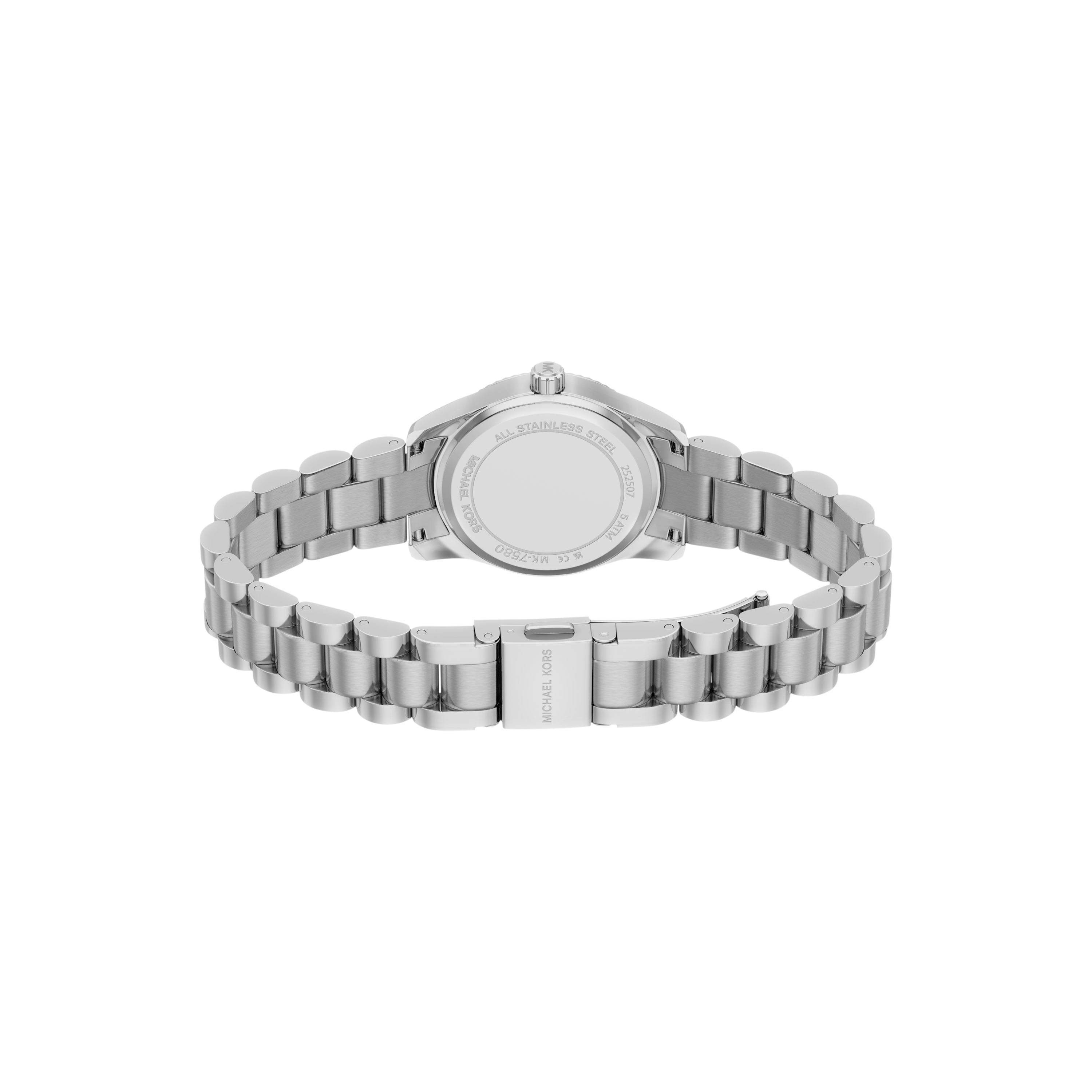 Michael Kors Lexington Green Dial Stainless Steel Watch MK7580